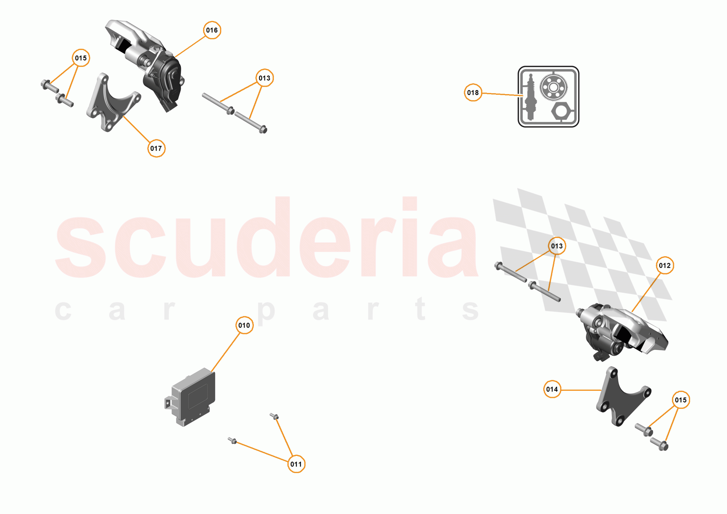 24 - BRAKES - PARKING BRAKE - 24.1 - PARKING BRAKE SYSTEM of McLaren McLaren P1 Coupe