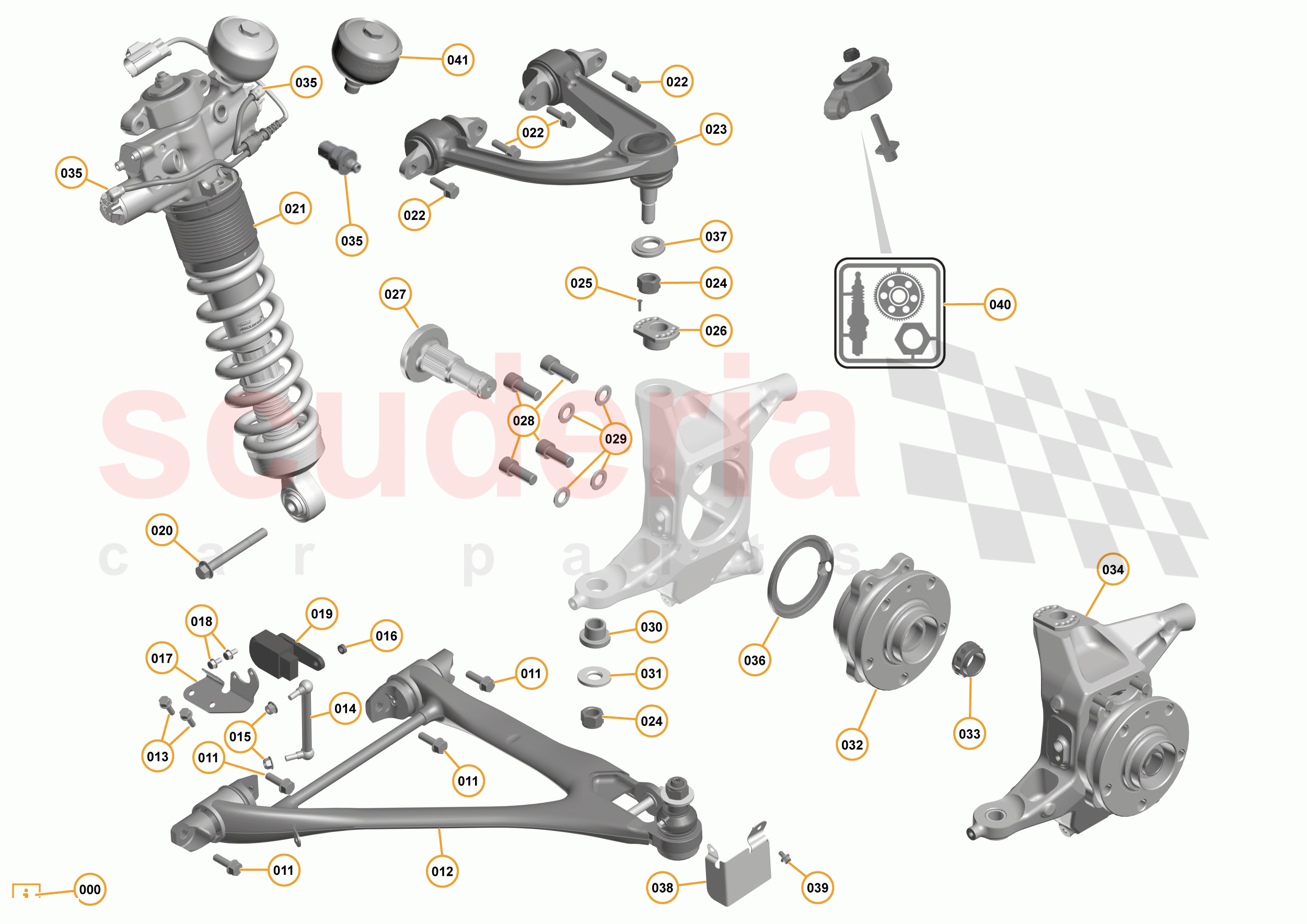 6 - B1 - FRONT SUSPENSION - 6.2 - 02 - FRONT SUSPENSION LH of McLaren McLaren 675LT Spider
