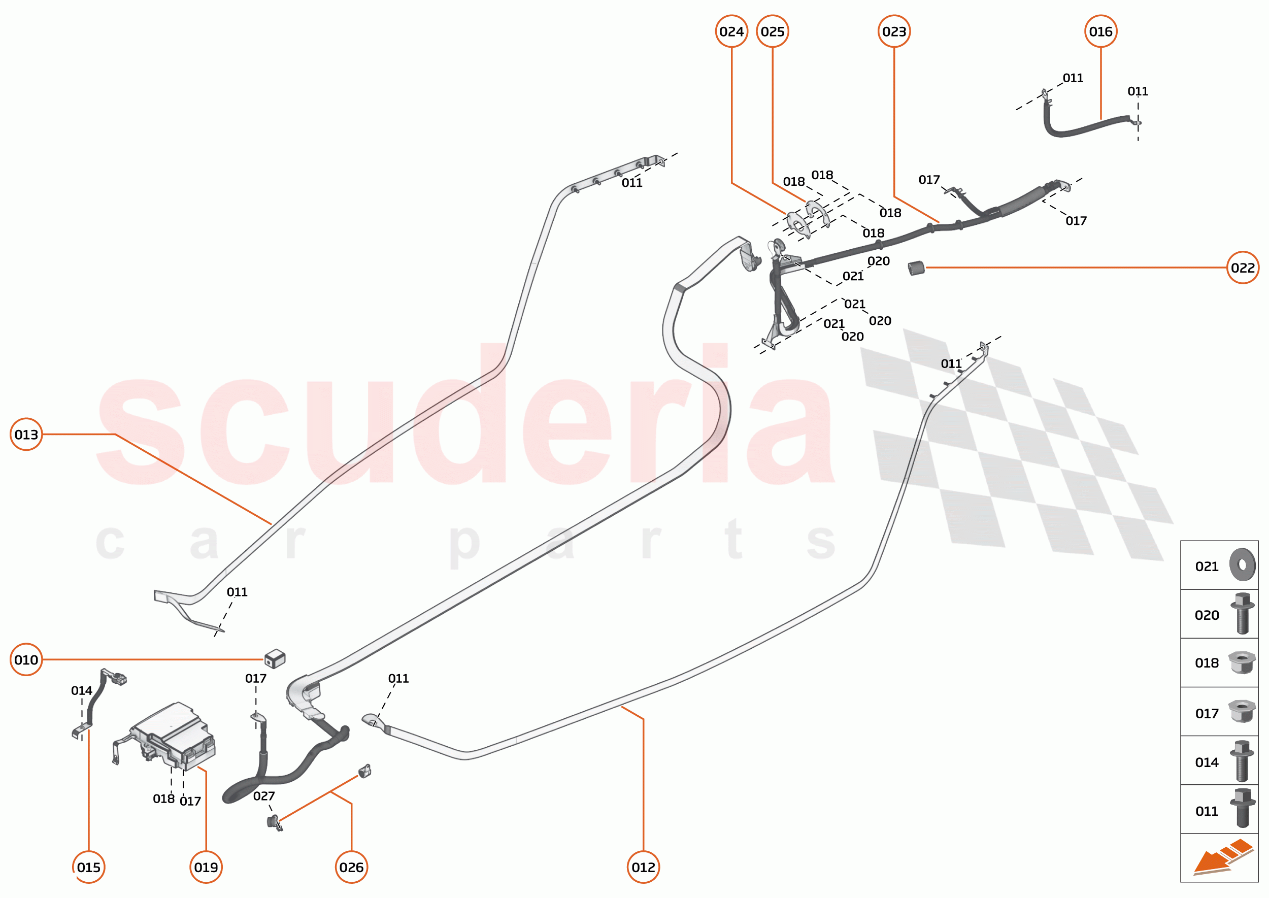 42 - WIRING HARNESS - 42.1 - POWER AND GROUND DISTRIBUTION of McLaren McLaren 600LT