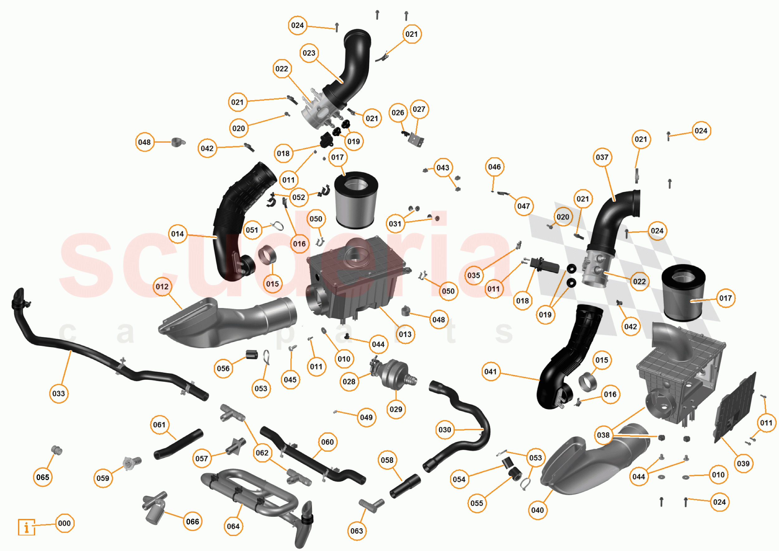 16 - F1 - POWER UNIT - 16.18 - 02 - AIR INTAKE SYSTEM of McLaren McLaren 12C Spider