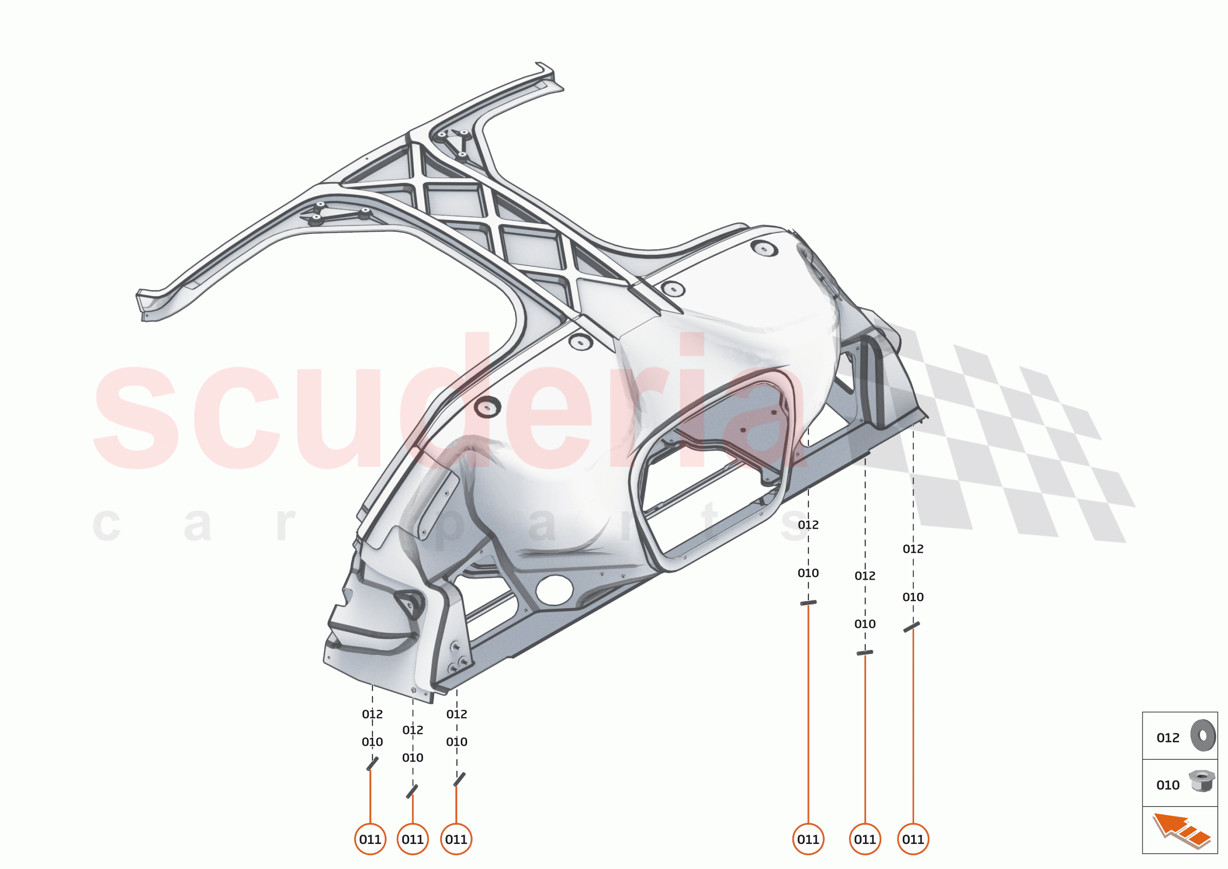 5 - UPPER STRUCTURES - 5.1 - REAR UPPER STRUCTURE of McLaren McLaren Senna