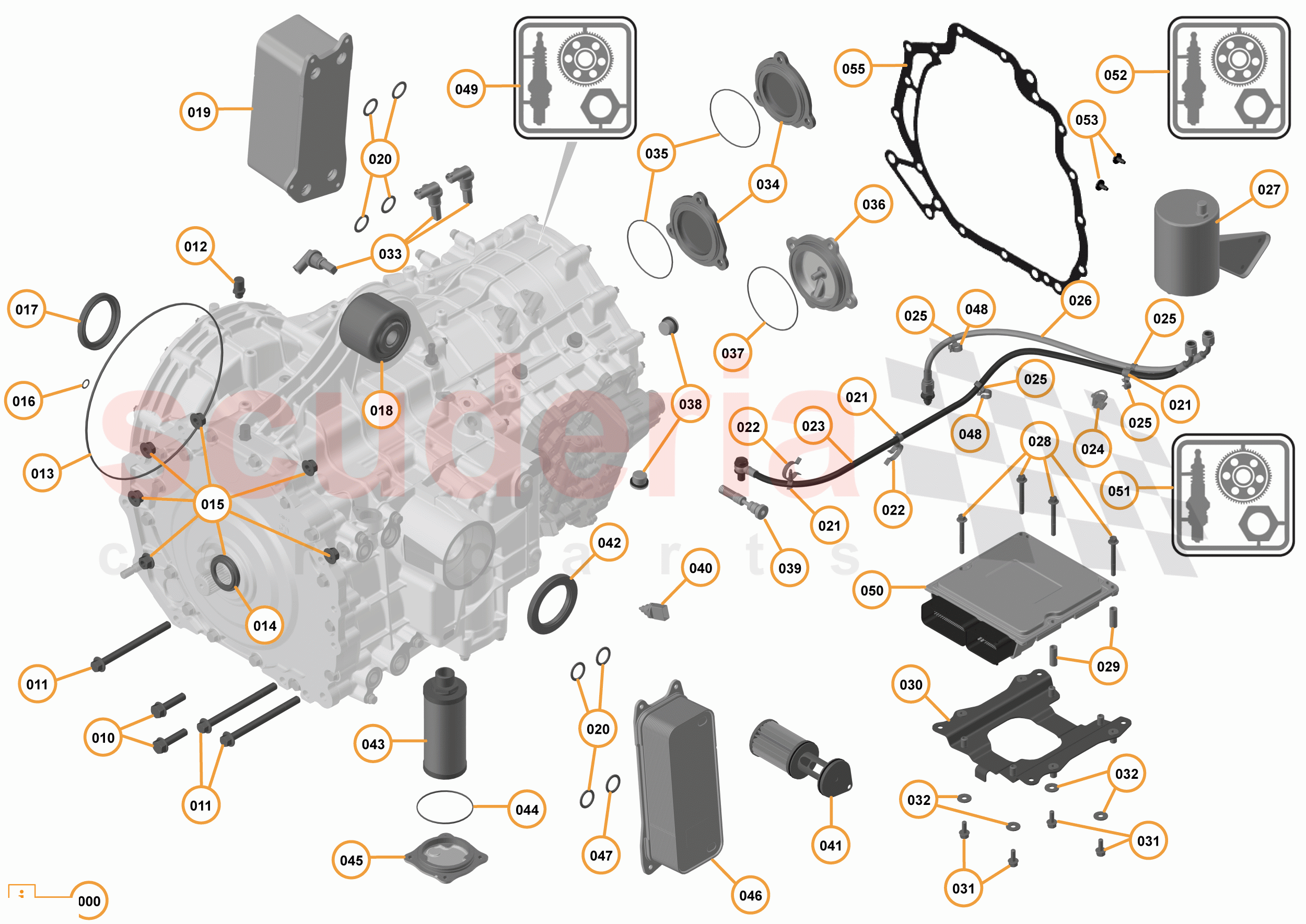 19 - G1 - TRANSMISSION - 19.1 - 01 - TRANSMISSION of McLaren McLaren 12C Coupe