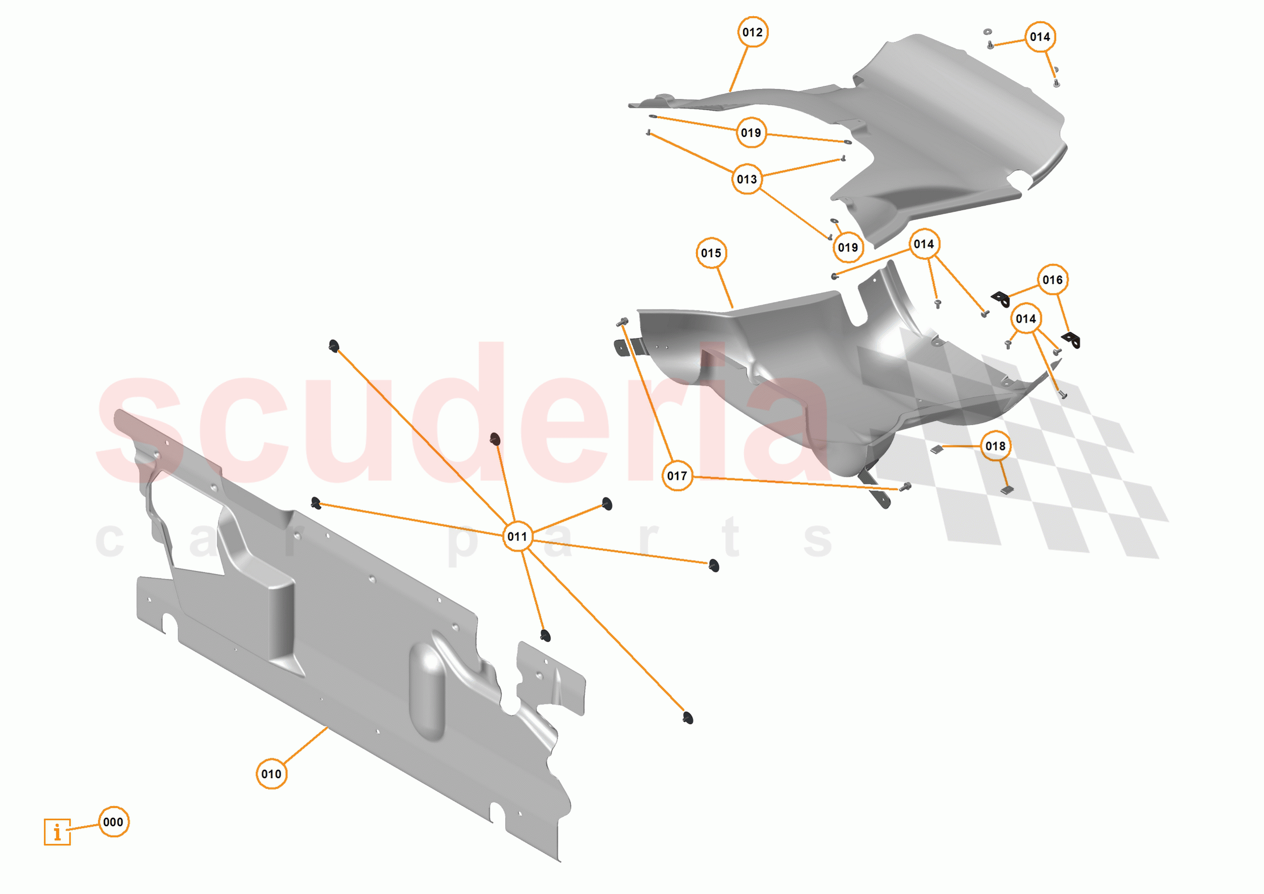 31 - HEAT INSULATION - 31.2 - HEATSHIELDS - VEHICLE MOUNTED of McLaren McLaren P1 Coupe