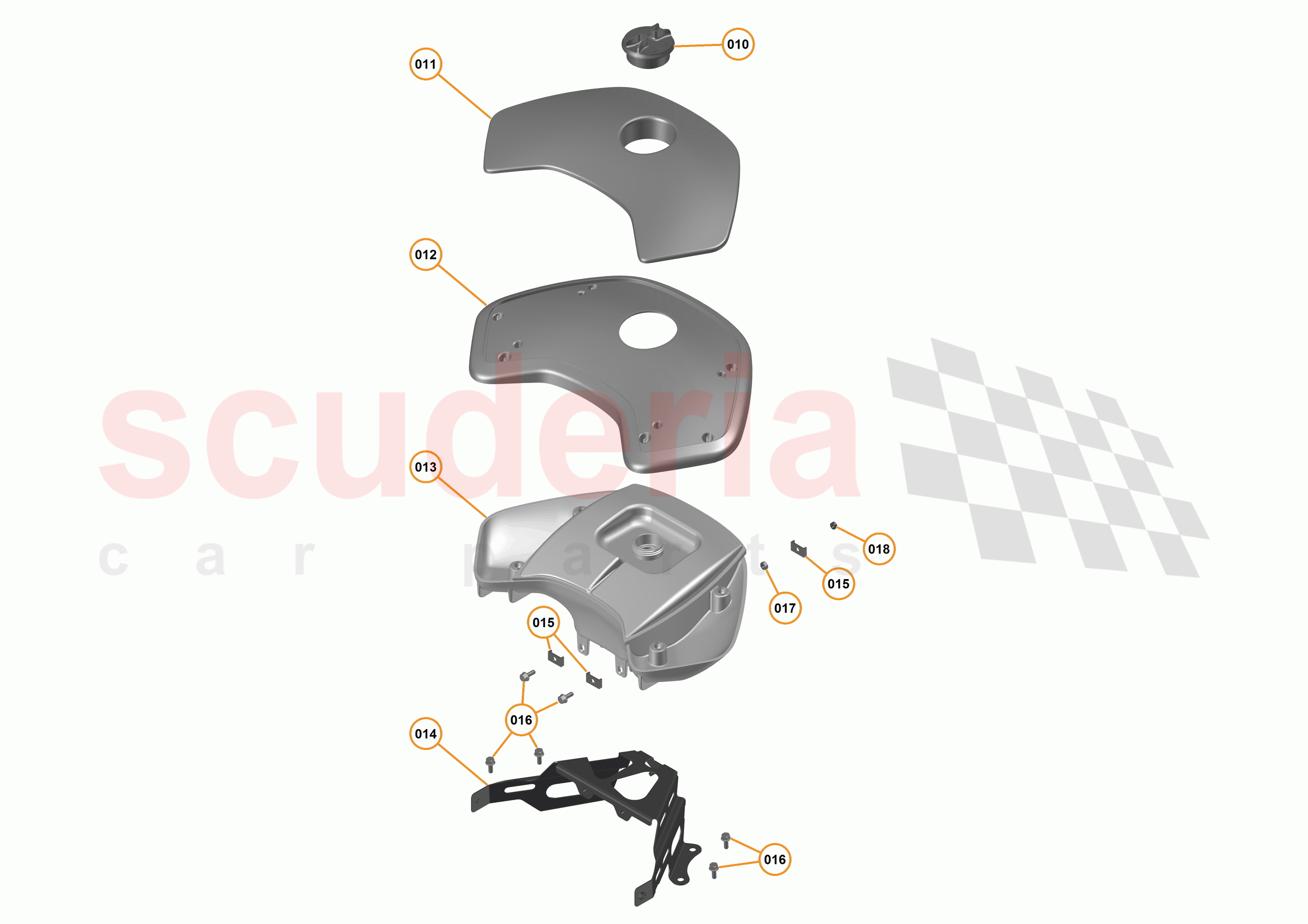 14 - L1 - COOLING SYSTEM - 14.3 - 01 - HEADER TANK of McLaren McLaren 675LT Spider