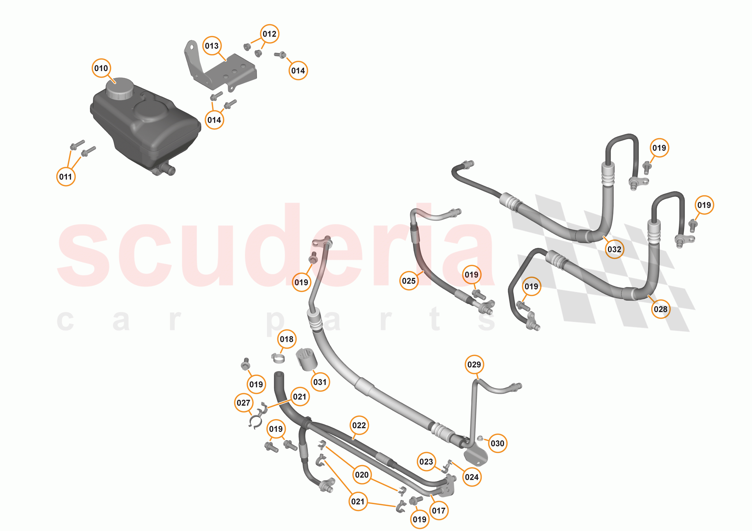 25 - STEERING - 25.1 - STEERING FLUID SYSTEM of McLaren McLaren 540C Coupe