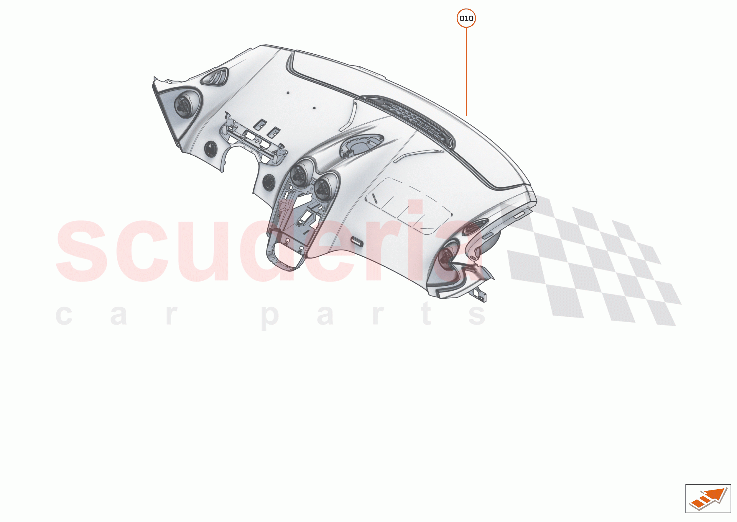 46 - INTERIOR SYSTEMS - 46.2 - FACIA - ASSEMBLY of McLaren McLaren 620R