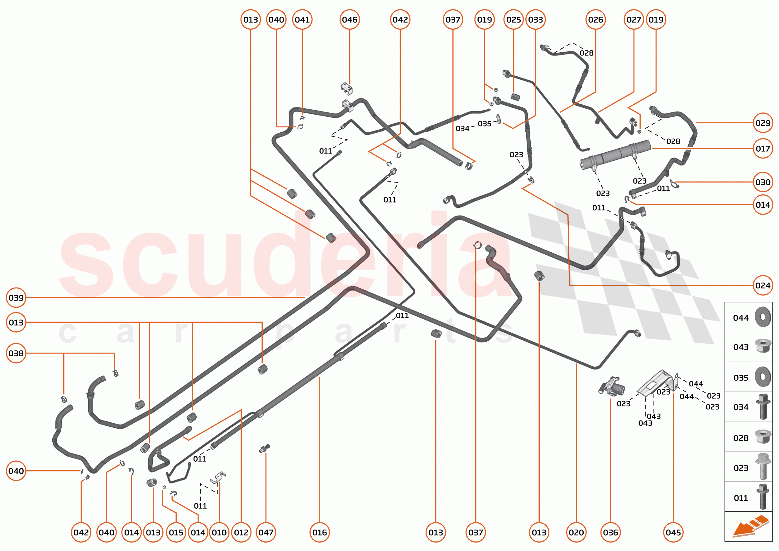 33 - FLUIDS - HVAC - 33.1 - HVAC FLUIDS CIRCUIT of McLaren McLaren 750S Spider