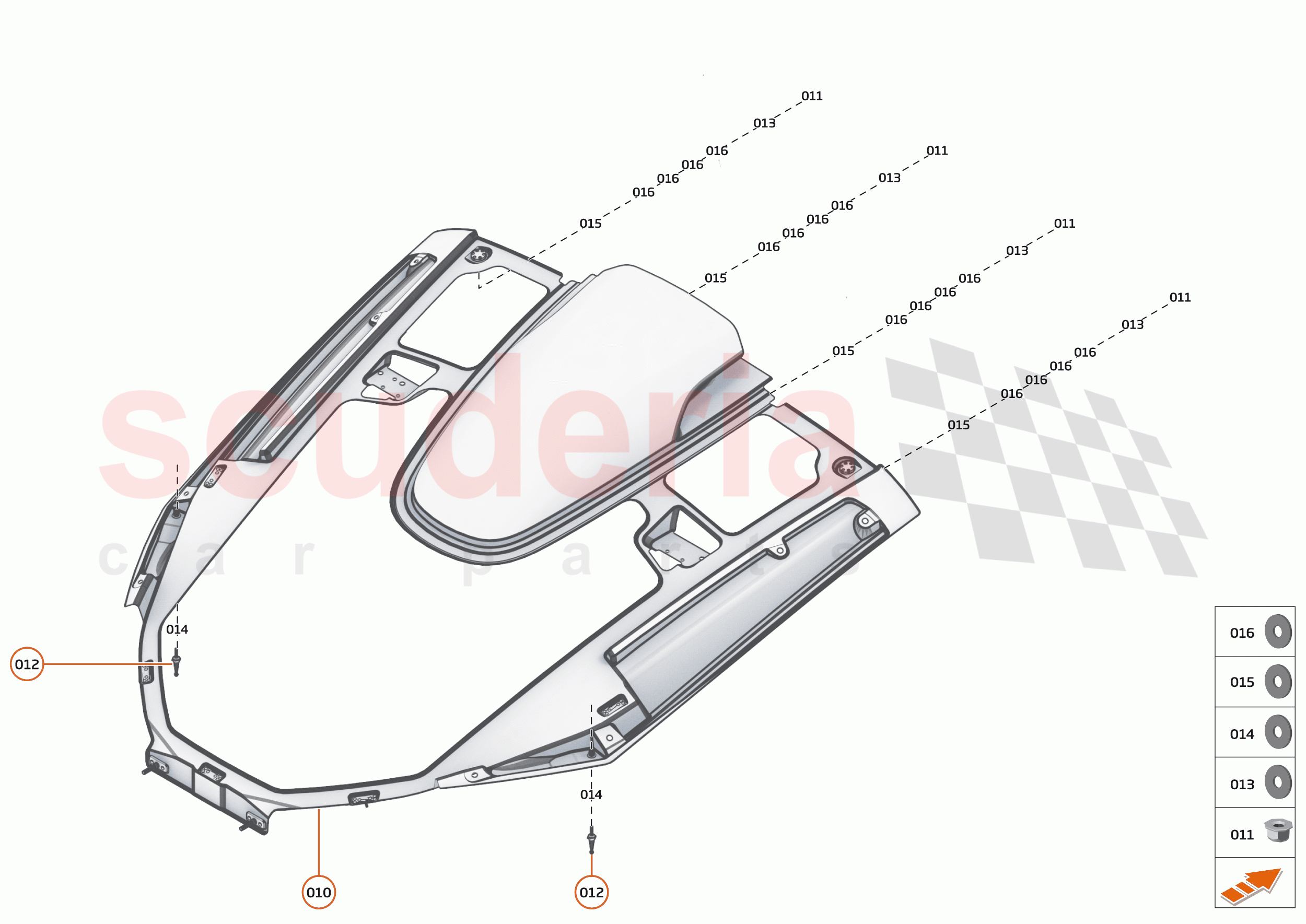 7 - CLOSURES - 7.4 - TAILGATE / ENGINE COVER STRUCTURE of McLaren McLaren Senna GTR