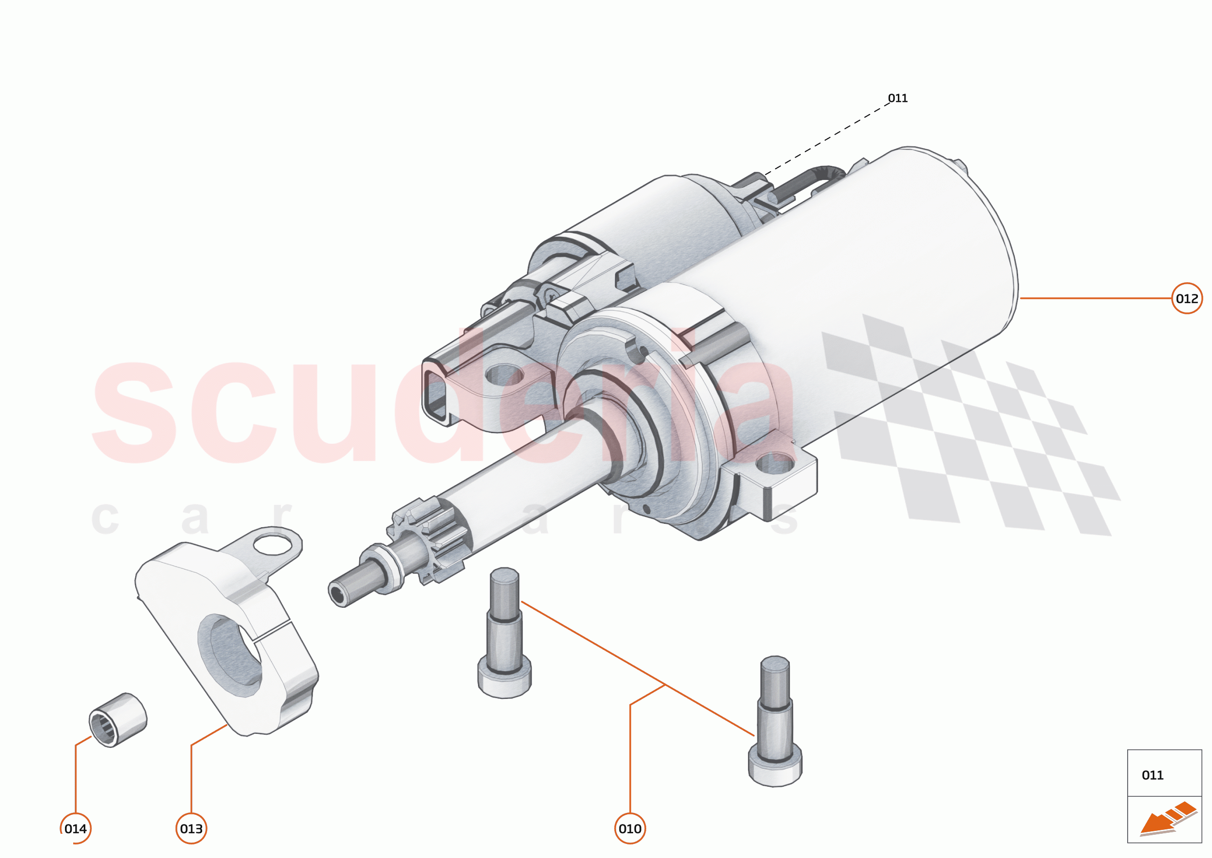 36 - ENGINE ANCILLIARIES - 36.1 - STARTER MOTOR of McLaren McLaren 600LT