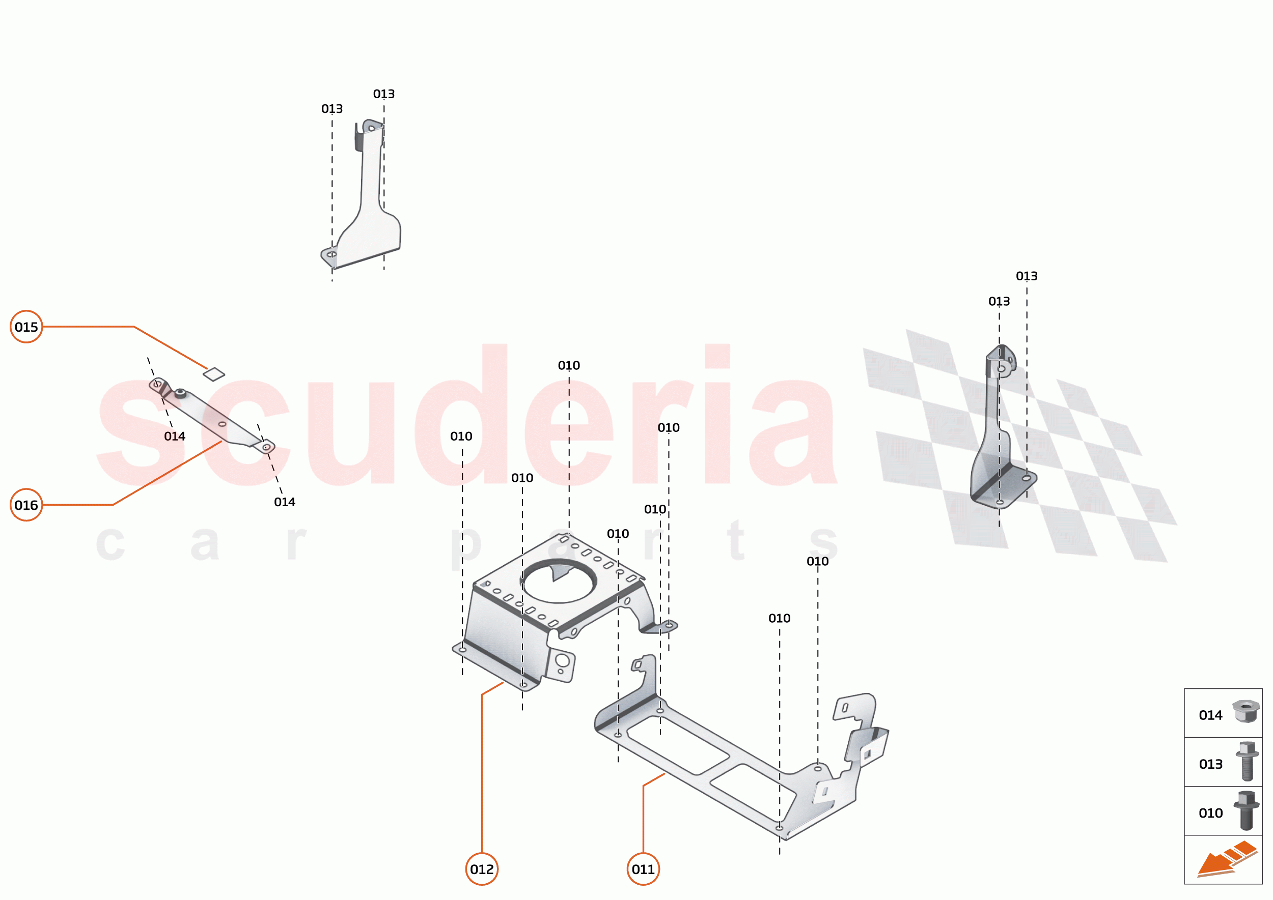 44 - ELECTRICAL HARDWARE - 44.2 - BRACKETS, GROMMETS & FIXINGS of McLaren McLaren 600LT