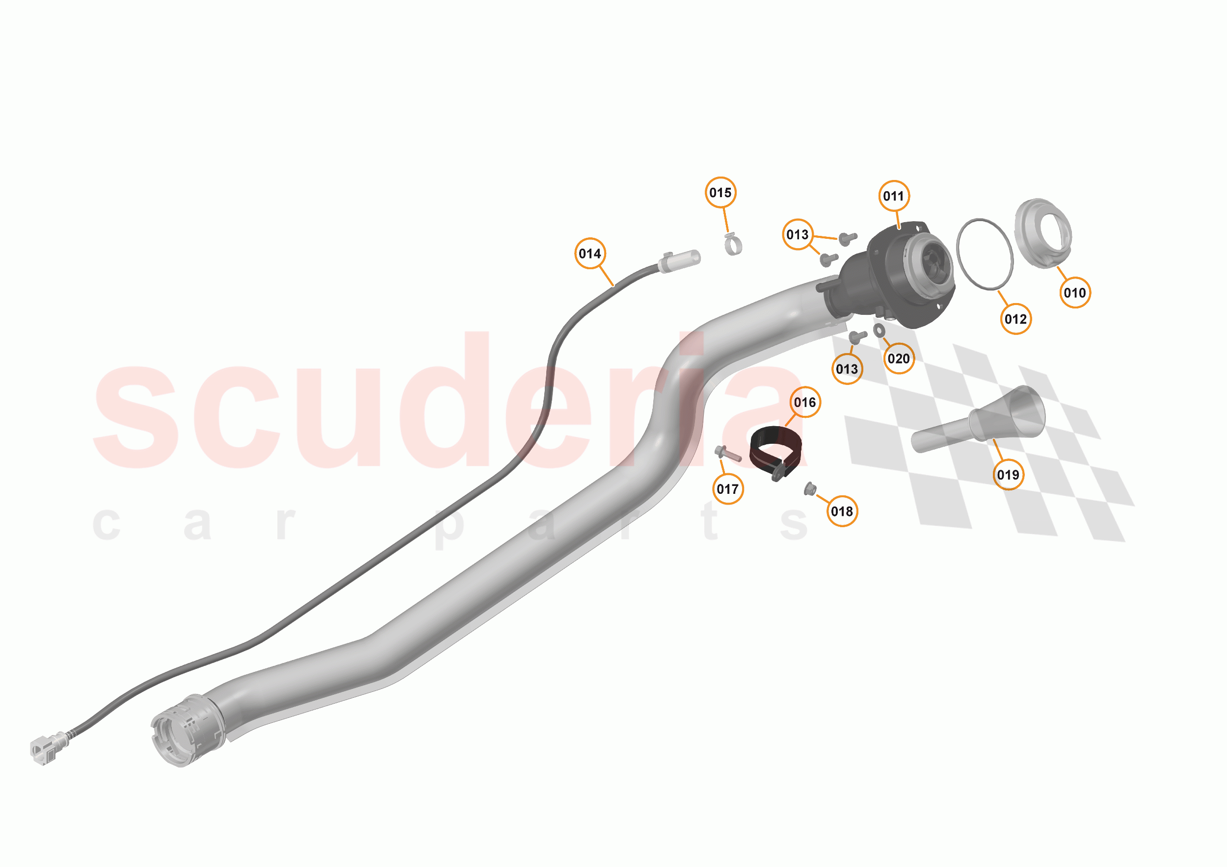 26 - FUEL TANK - 26.3 - FUEL FILLER NECK of McLaren McLaren 570S Coupe
