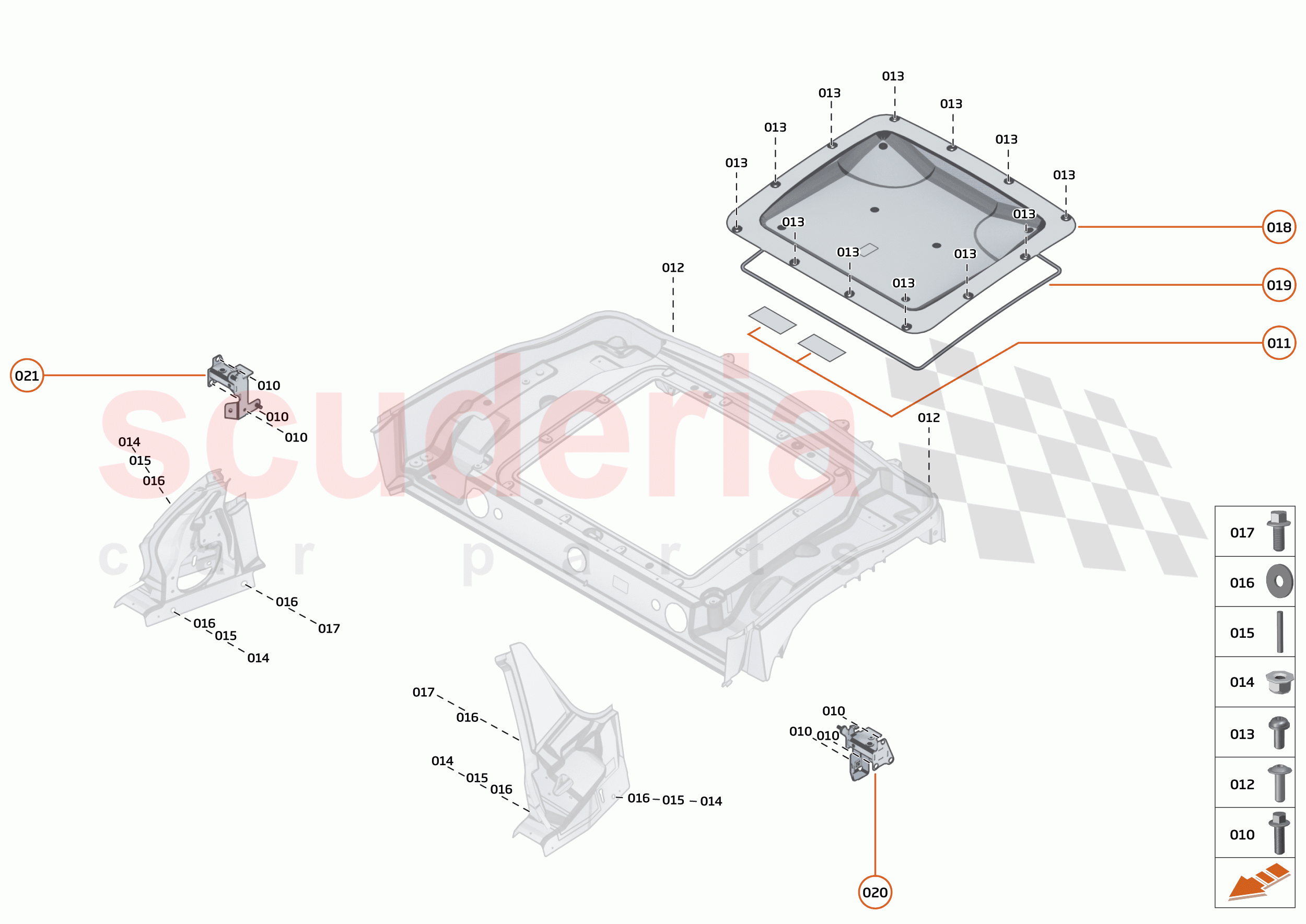 5 - UPPER STRUCTURES - 5.2 - REAR UPPER STRUCTURE of McLaren McLaren 750S Spider