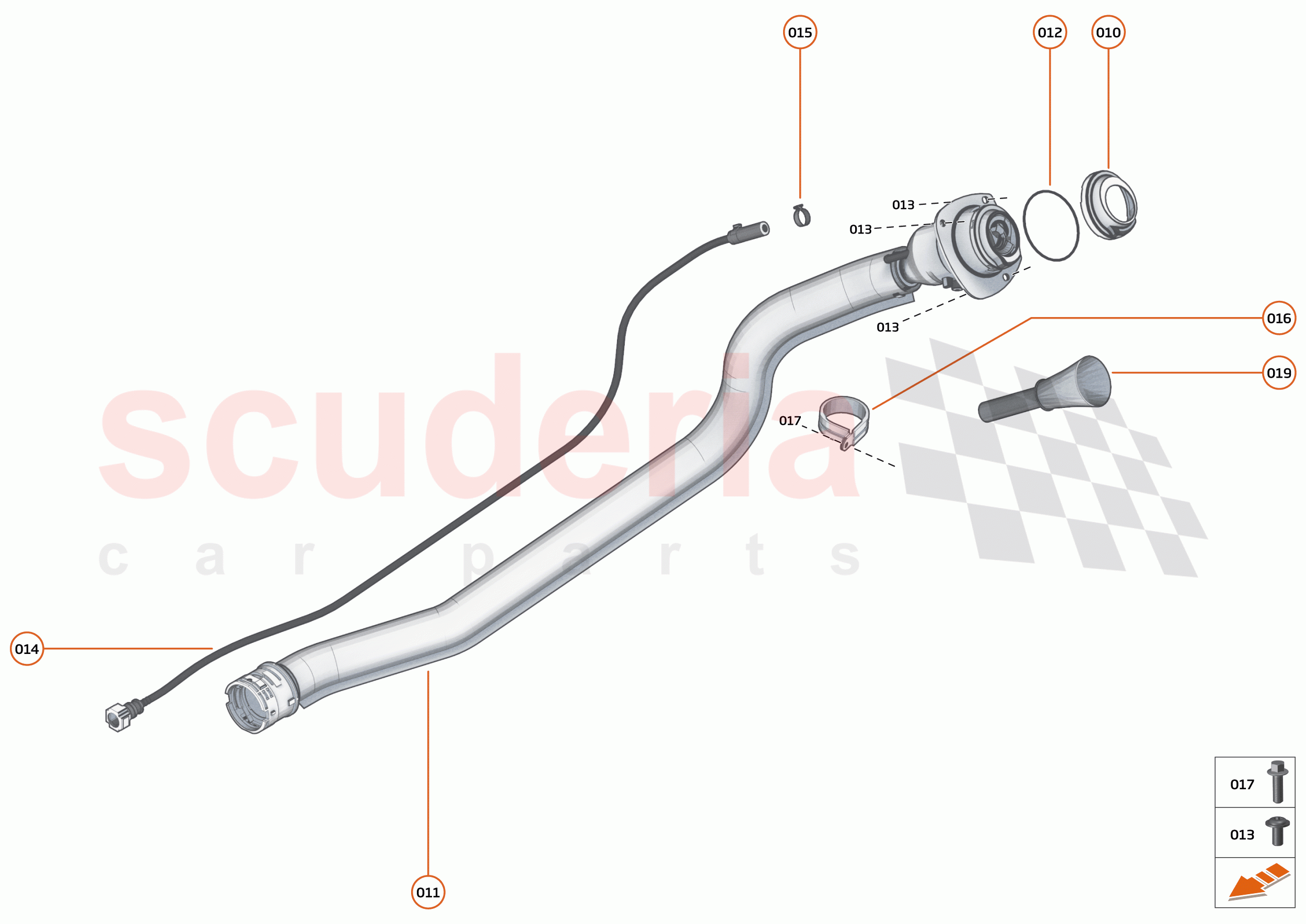 27 - FUEL TANK - 27.3 - FUEL FILLER NECK of McLaren McLaren 720S Spider