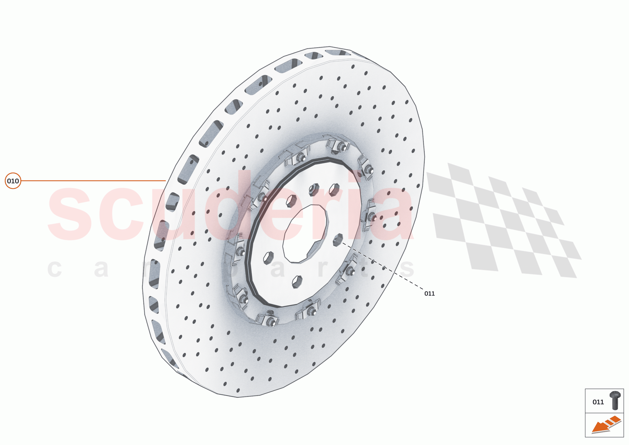 23 - BRAKES - FRONT - 23.1 - BRAKE DISCS FRONT of McLaren McLaren 750S Coupe