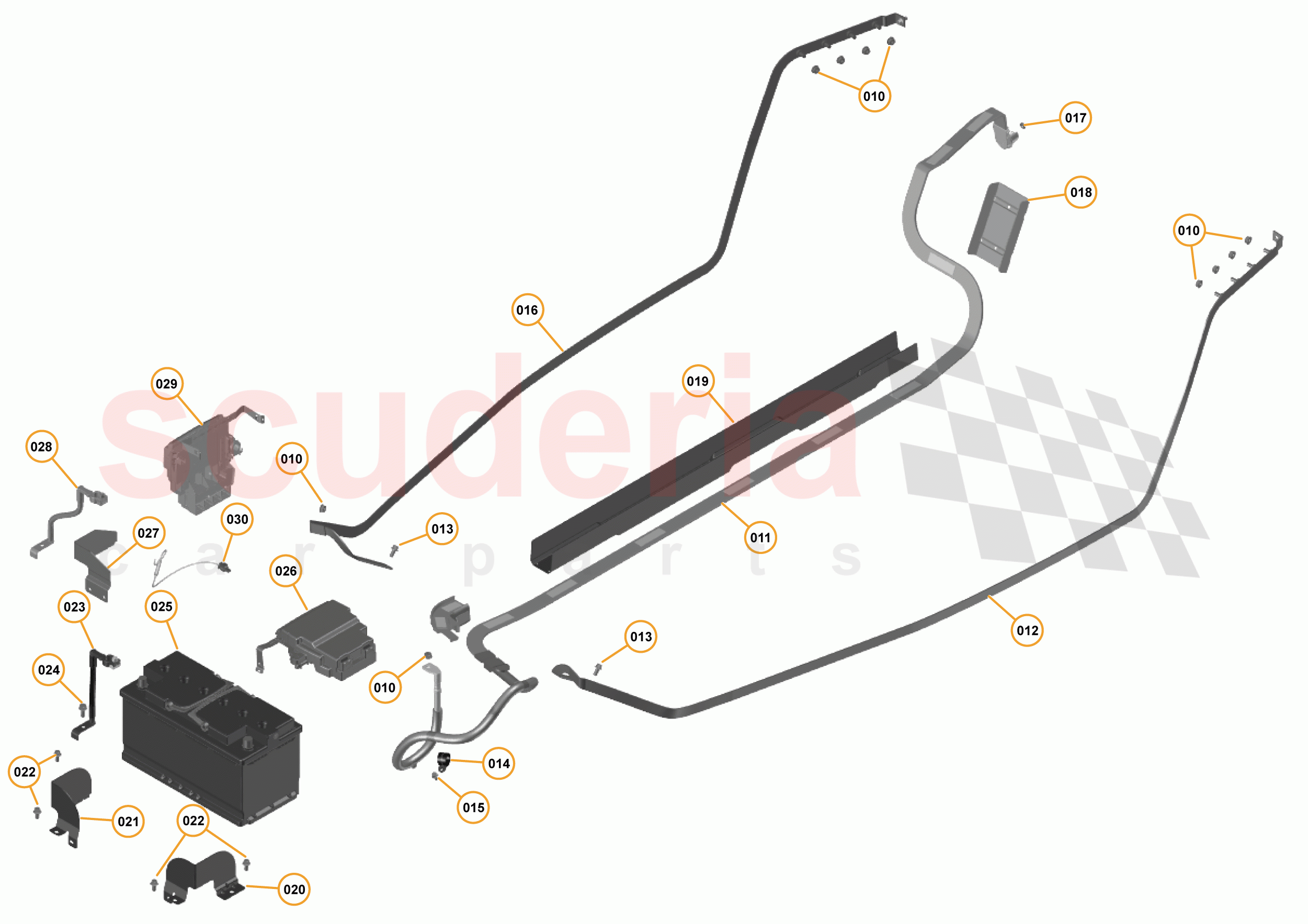 24 - M1 - ELECTRICAL DISTRIBUTION - 24.1 - 01 - ELECTRICAL DISTRIBUTION - POWER DISTRIBUTION of McLaren McLaren 675LT Coupe
