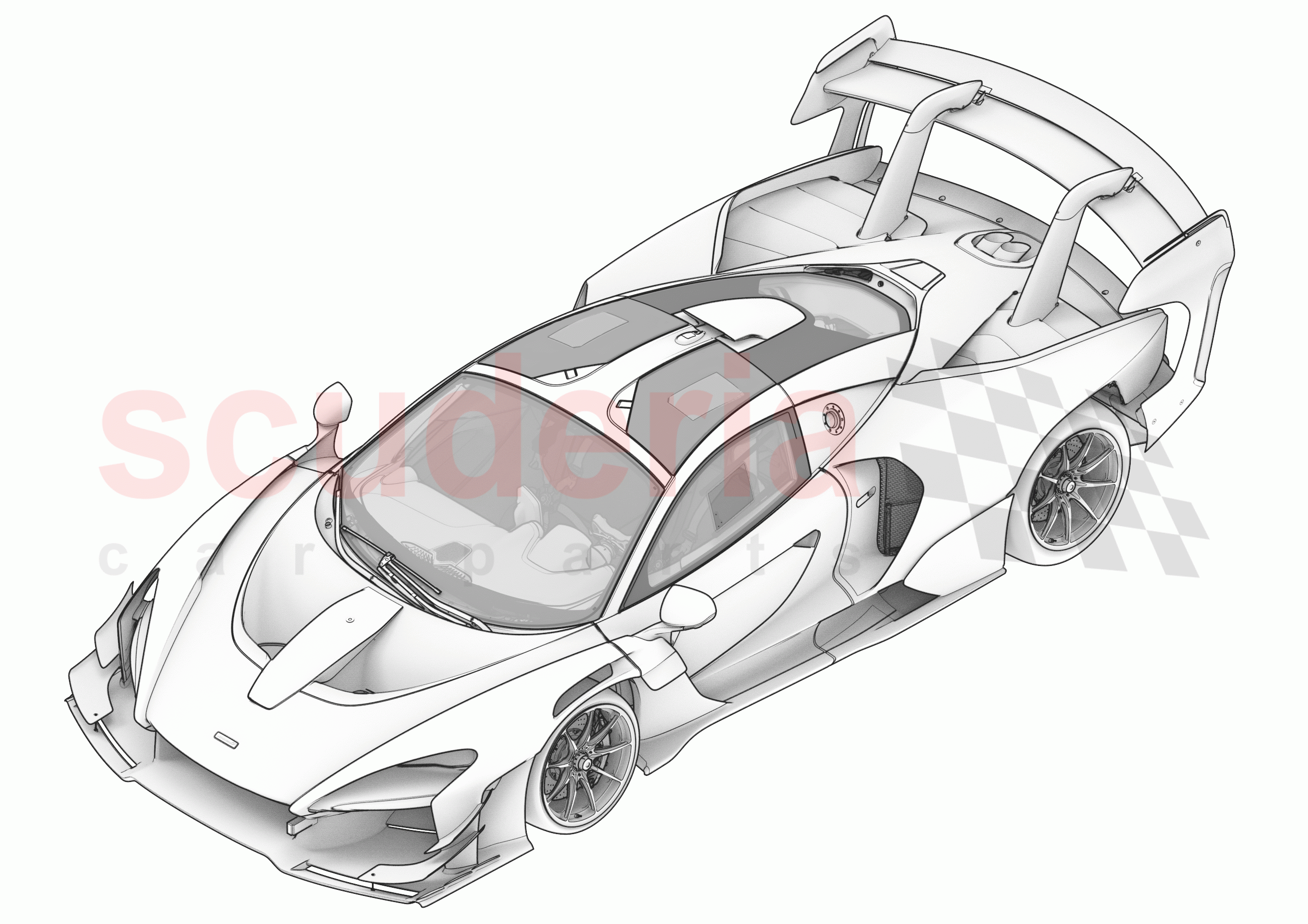 16 - ACCESSORIES - BODY EXTERIOR - 16.1 - VEHICLE LABELS of McLaren McLaren Senna GTR