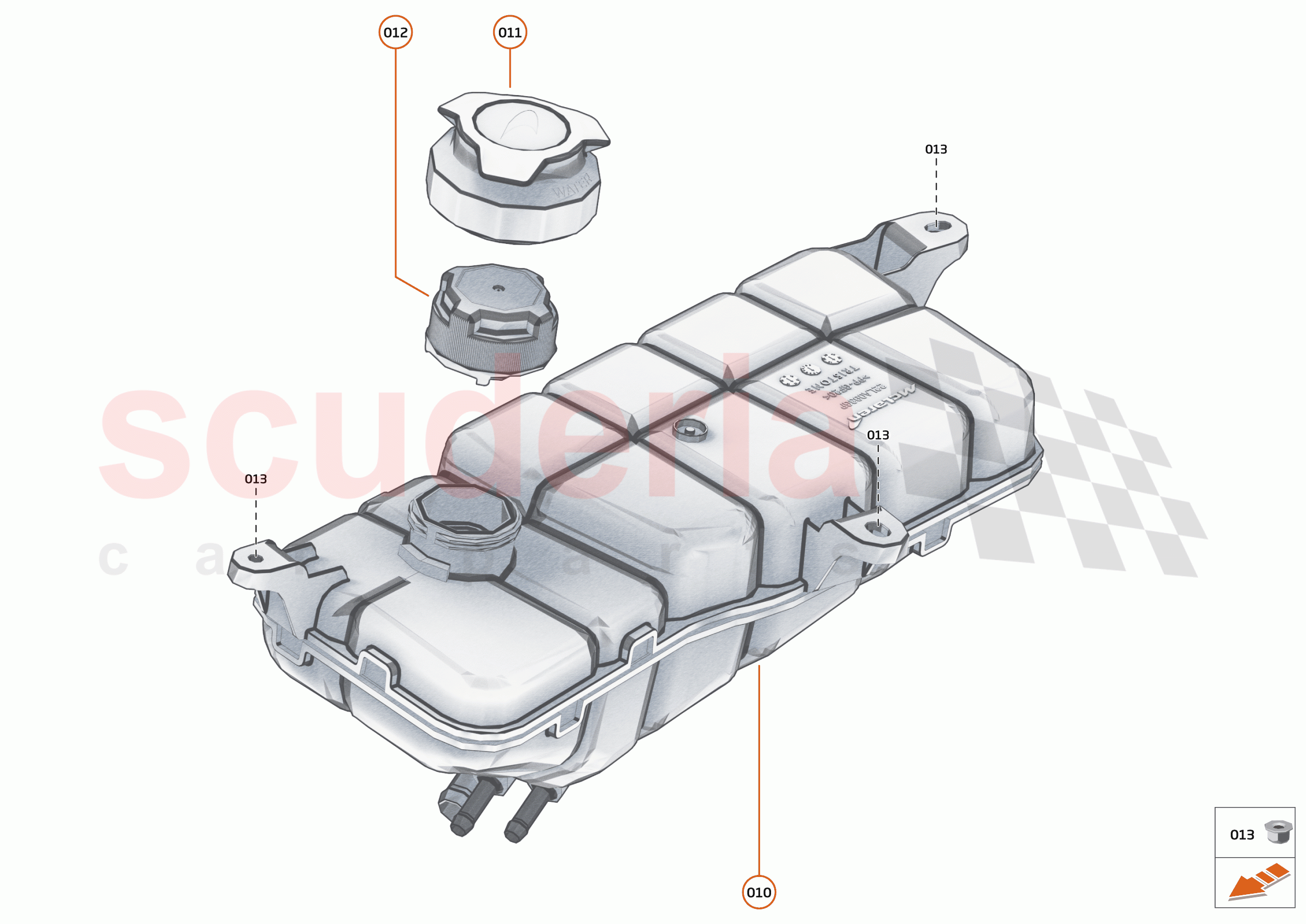 31 - COOLING SYSTEM - 31.3 - HEADER TANK of McLaren McLaren Elva