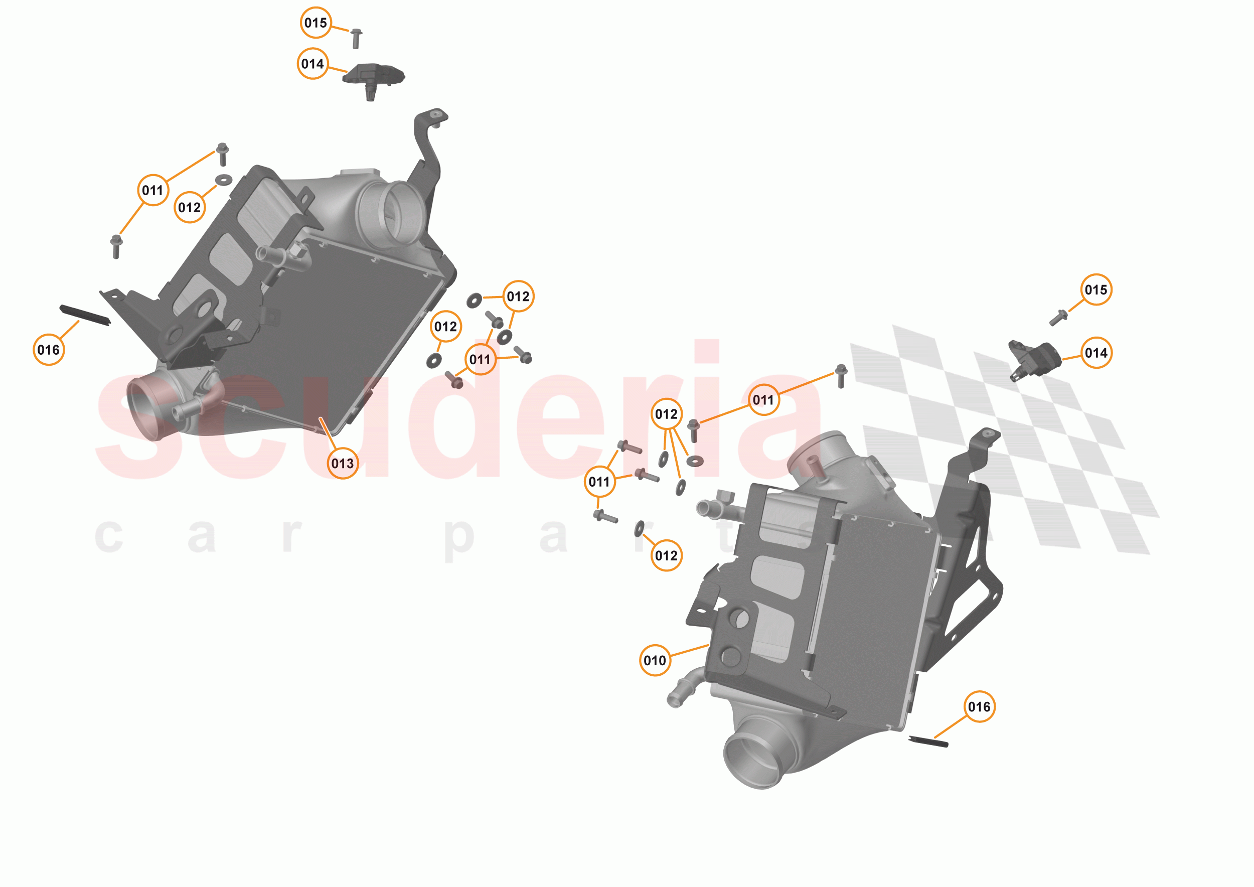 33 - ENGINE AIR SYSTEMS - 33.3 - CHARGE AIR COOLING SYSTEM of McLaren McLaren 540C Coupe