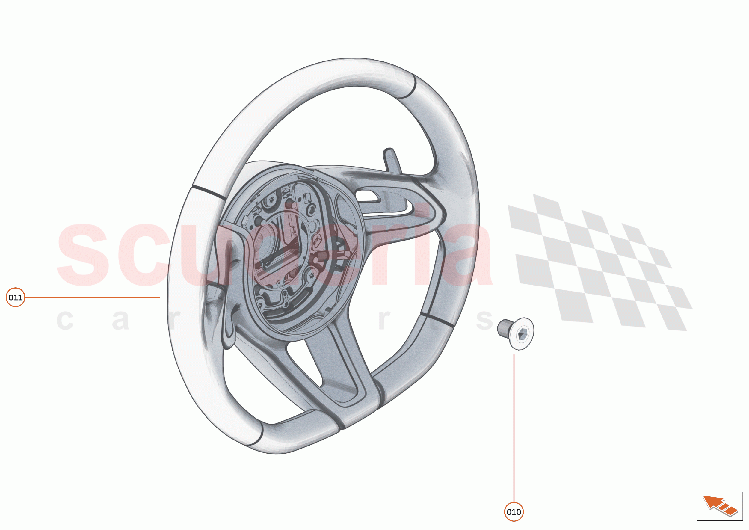 47 - INTERIOR RESTRAINTS - 47.5 - STEERING WHEEL of McLaren McLaren 620R