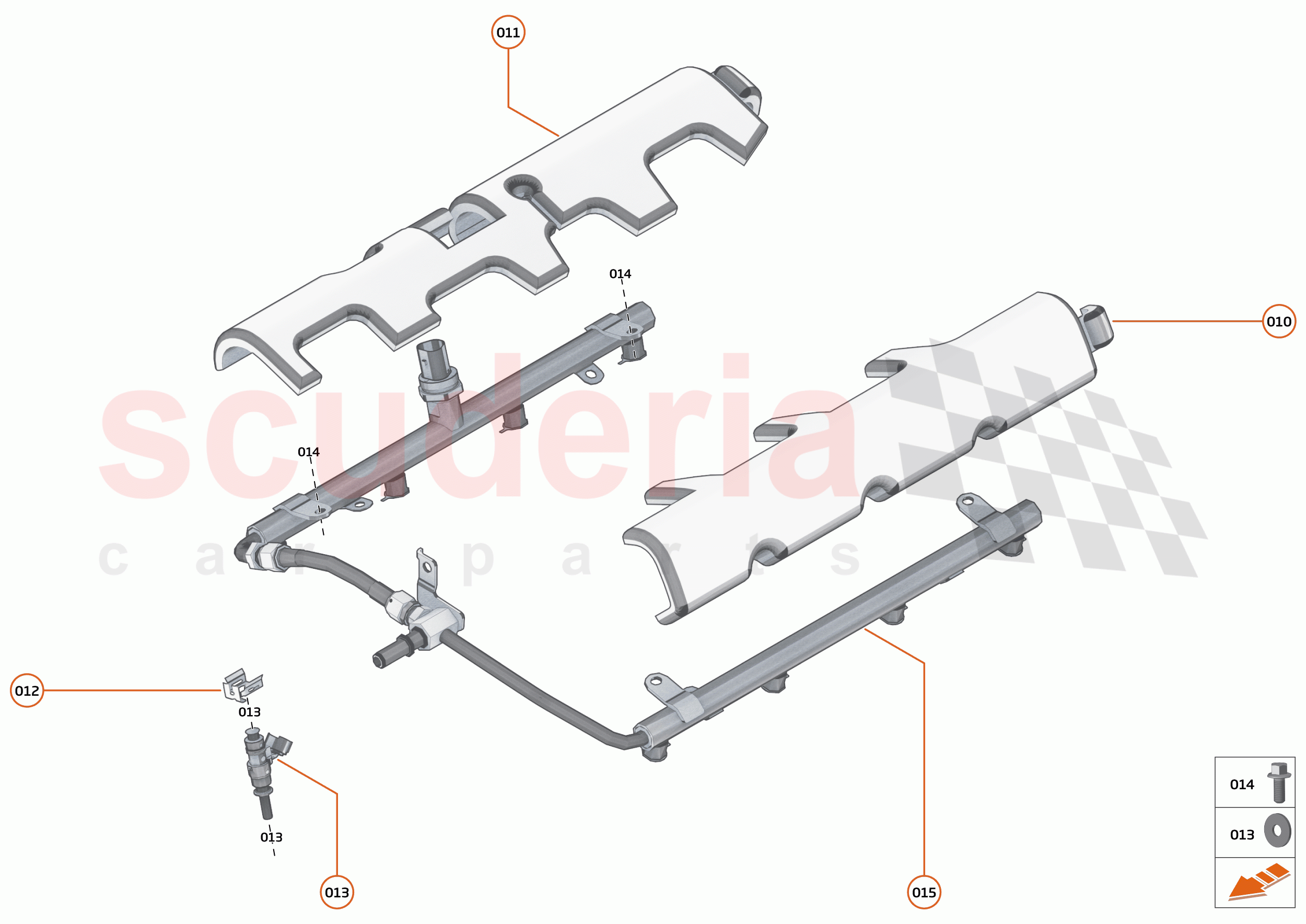 33 - ENGINE - 33.6 - FUEL RAIL & INJECTORS of McLaren McLaren 600LT