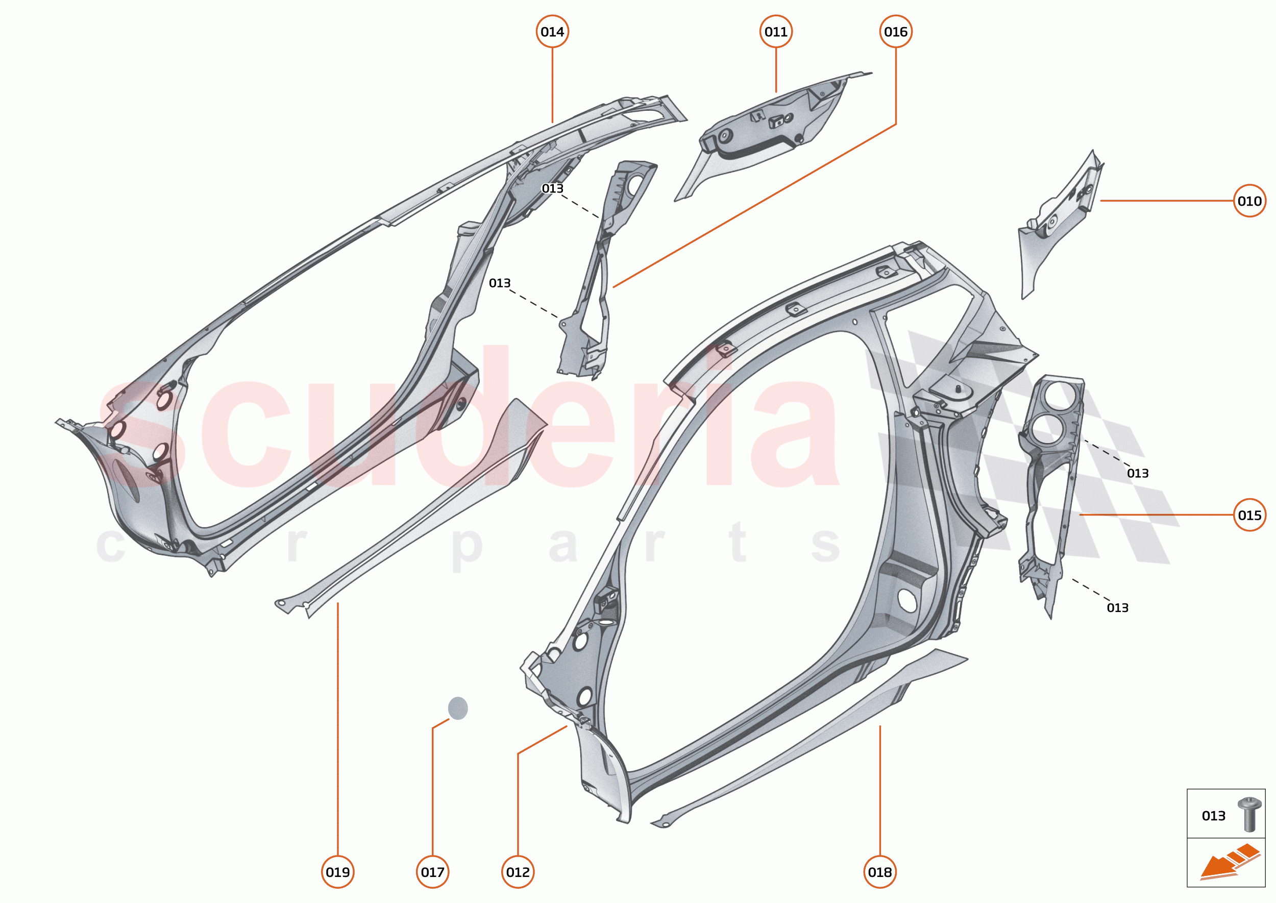 6 - PANELS - 6.1 - MID PANELS of McLaren McLaren Artura