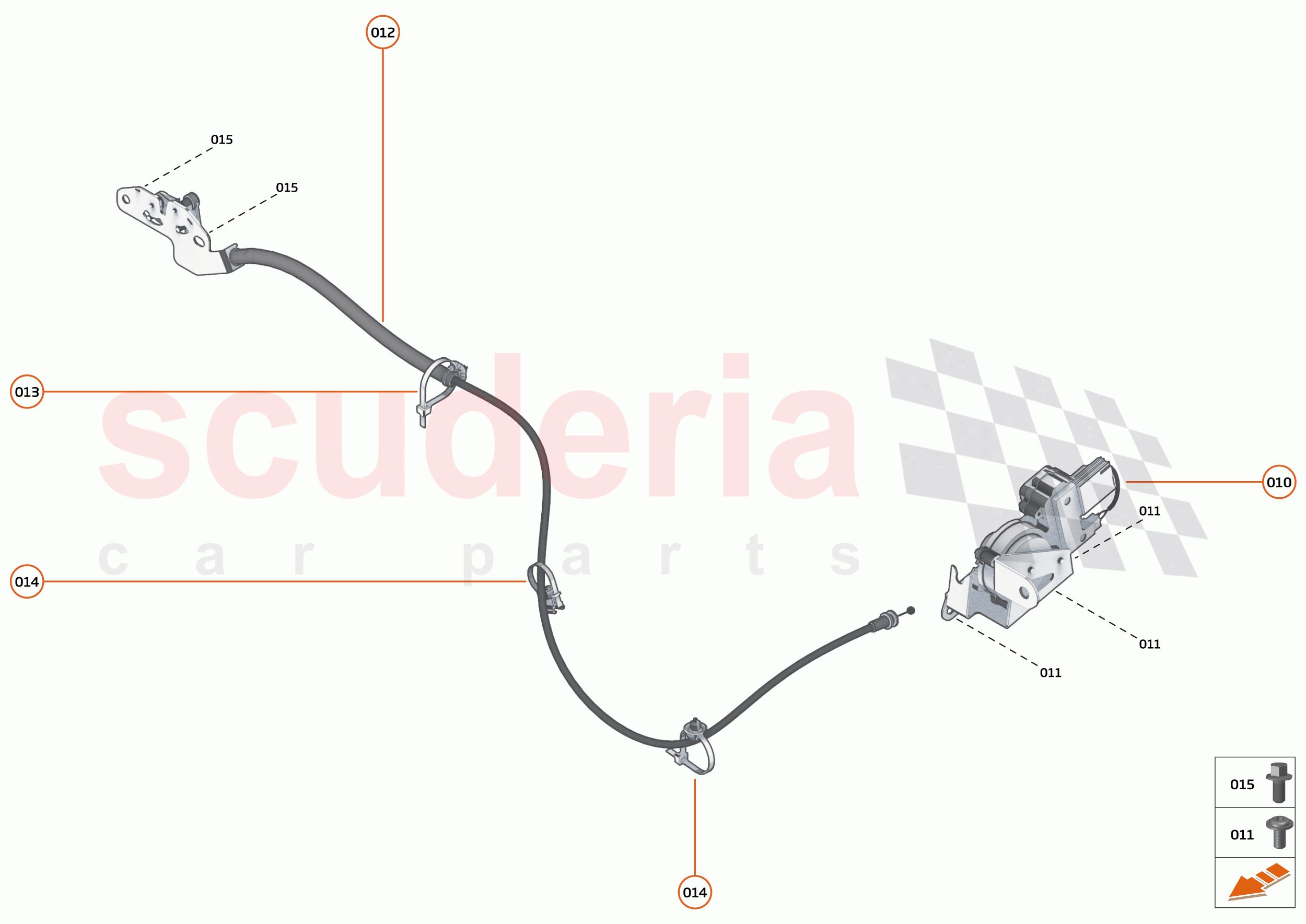 6 - CLOSURES - 6.12 - TAILGATE/ENGINE COVER LATCH of McLaren McLaren 620R