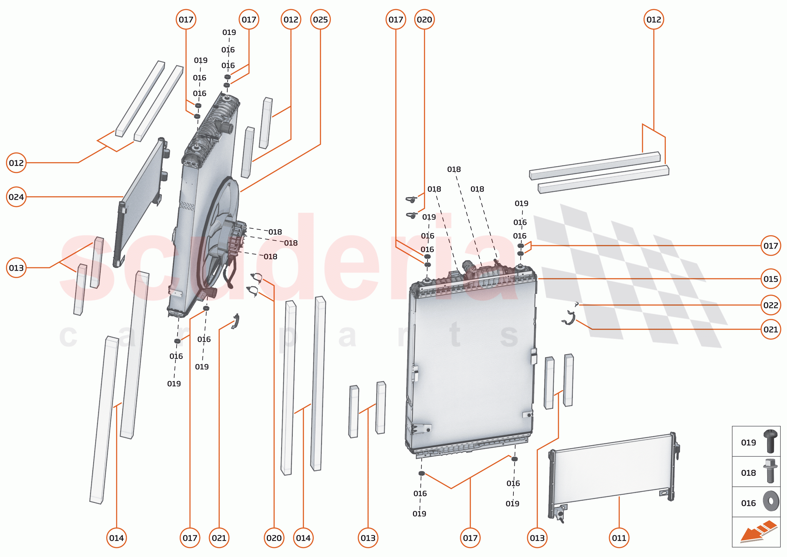 31 - COOLING SYSTEM - 31.2 - HIGH TEMP MAIN RADIATORS & FANS of McLaren McLaren Senna