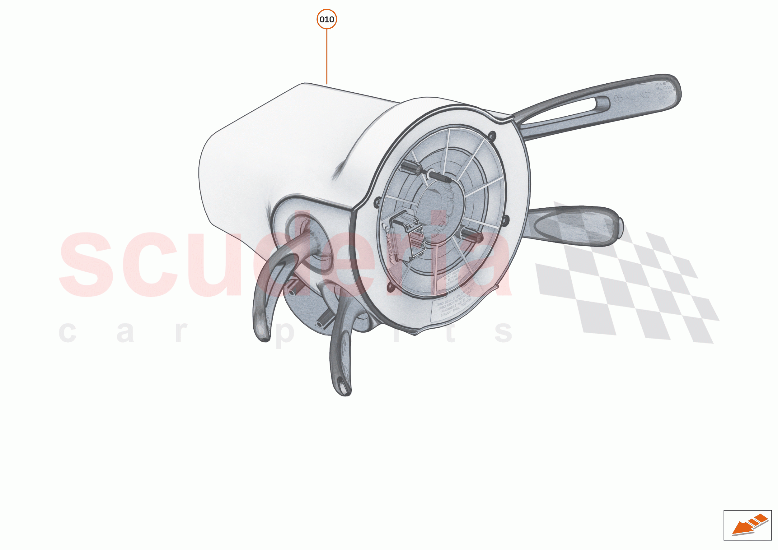 42 - ELECTRICAL SYSTEMS - 42.8 - STEERING COLUMN MODULE of McLaren McLaren 620R