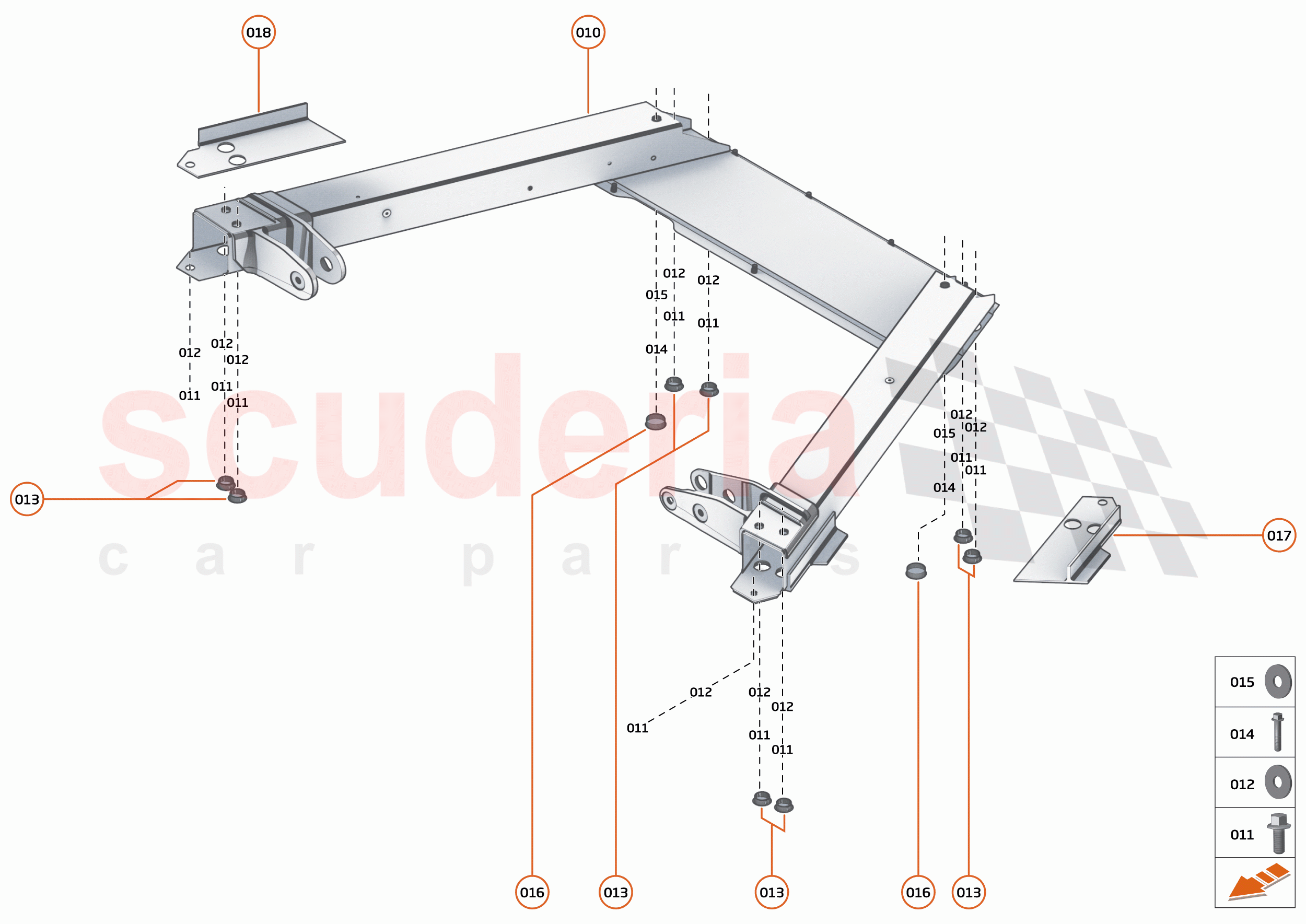 3 - REAR STRUCTURES - 3.3 - ENGINE CRADLE of McLaren McLaren 600LT