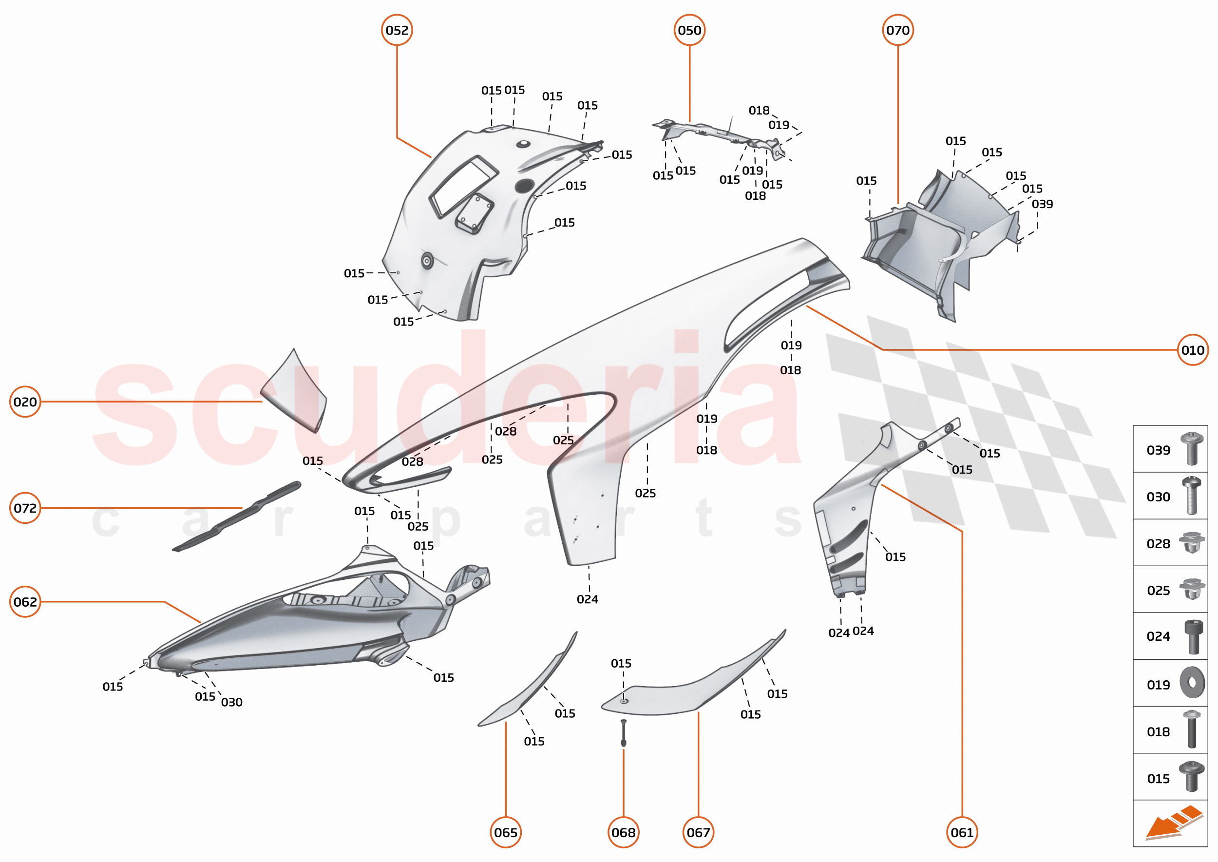 6 - PANELS - 6.1 - FRONT PANELS - LH of McLaren McLaren Senna GTR