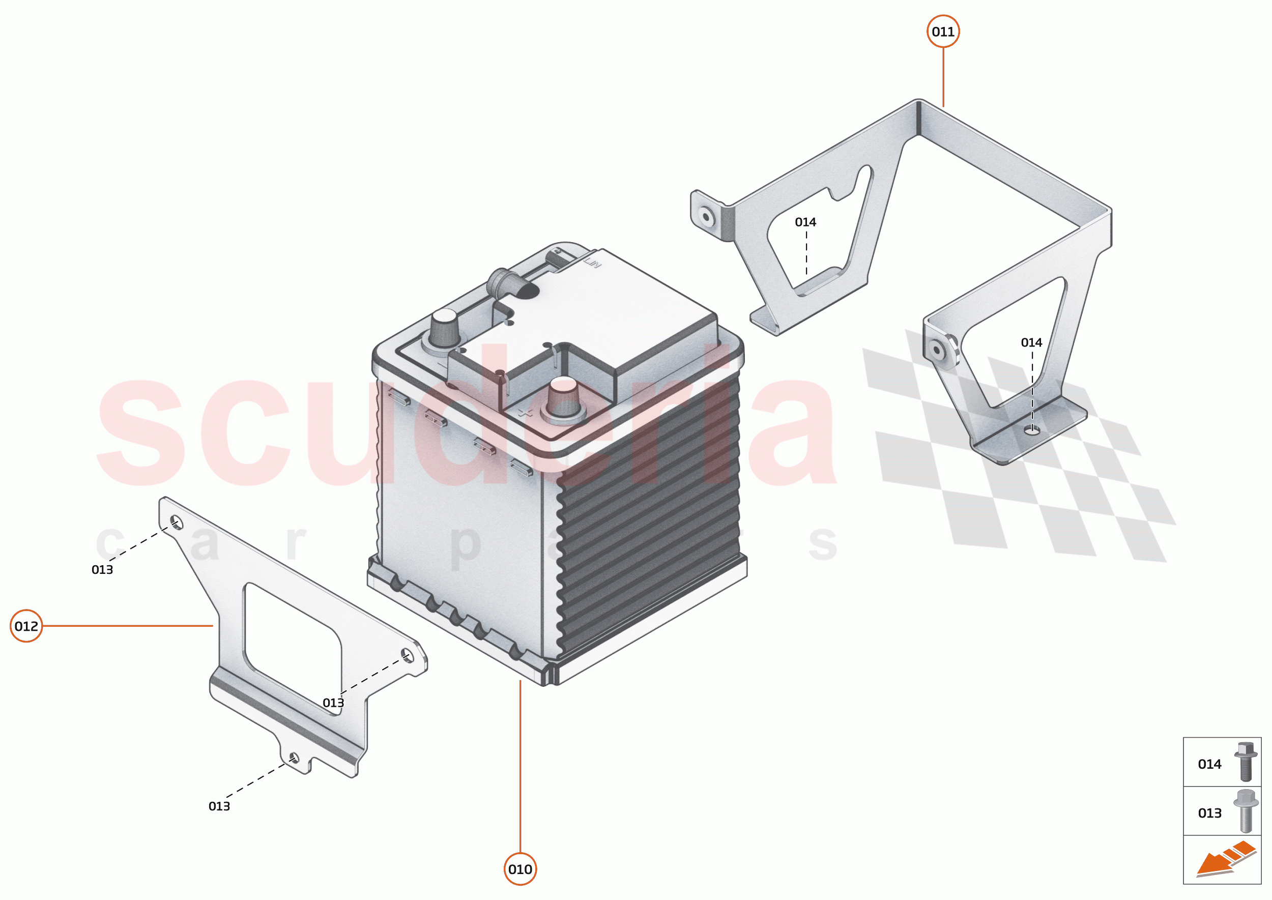 46 - ELECTRICAL HARDWARE - 46.1 - BATTERY of McLaren McLaren 765LT Spider