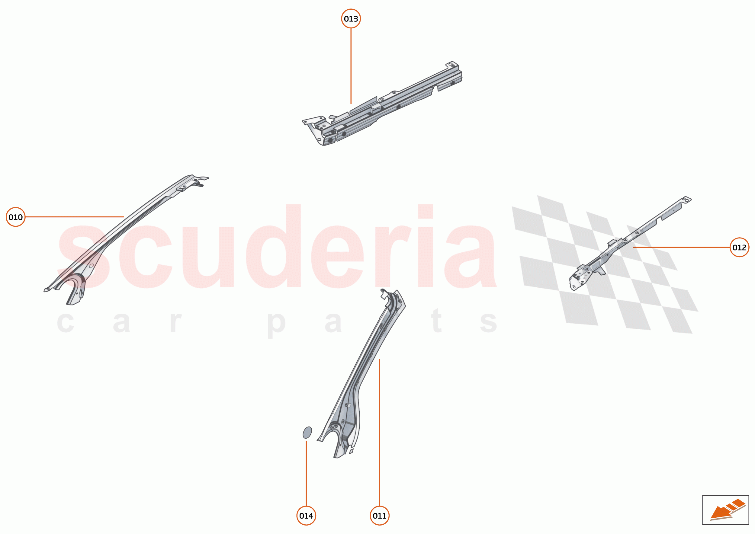 6 - PANELS - 6.2 - BODYSIDE BONDED of McLaren McLaren 750S Spider