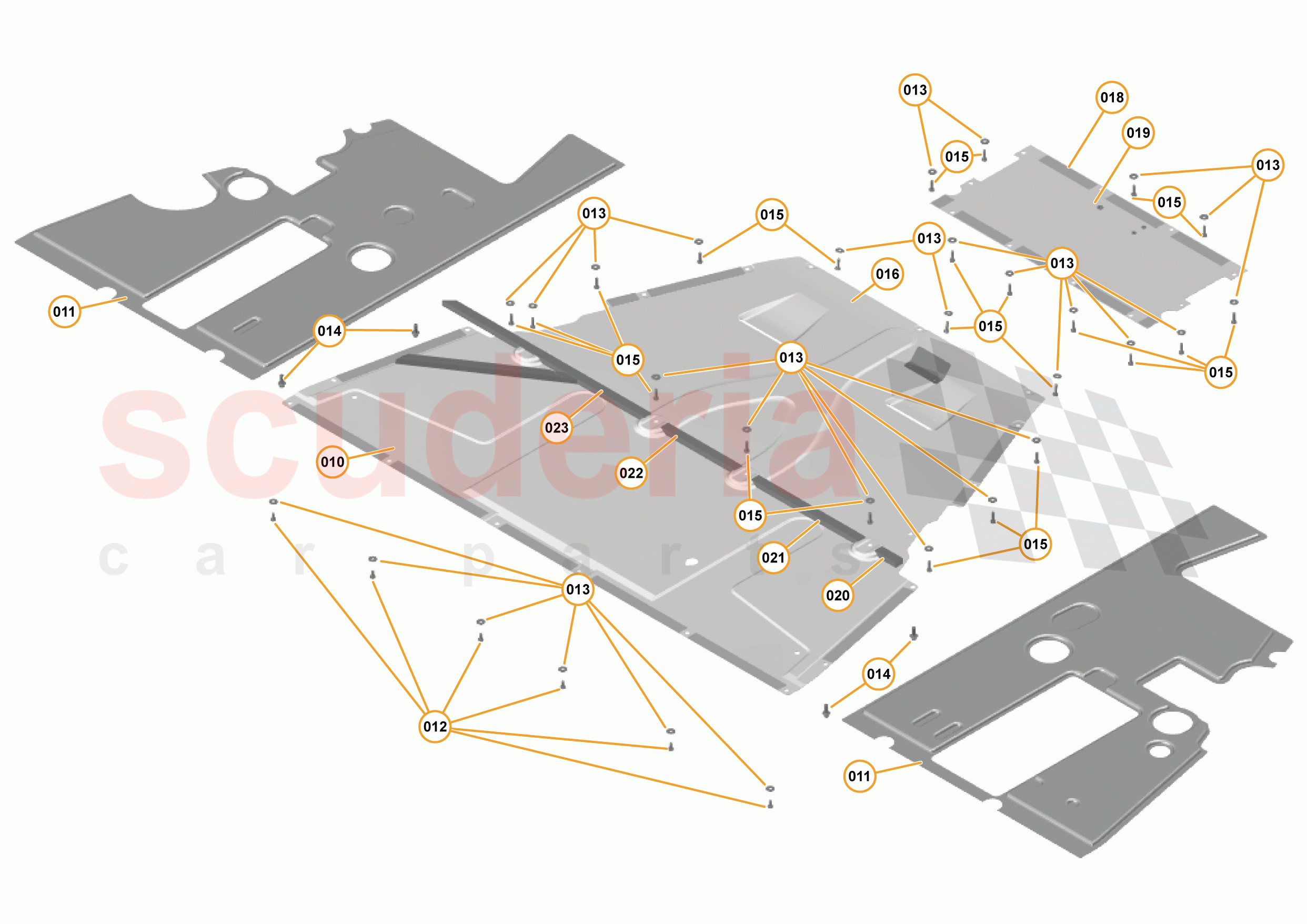 4 - FLOORS - 4.2 - REAR STRUCTURAL FLOORS of McLaren McLaren 540C Coupe