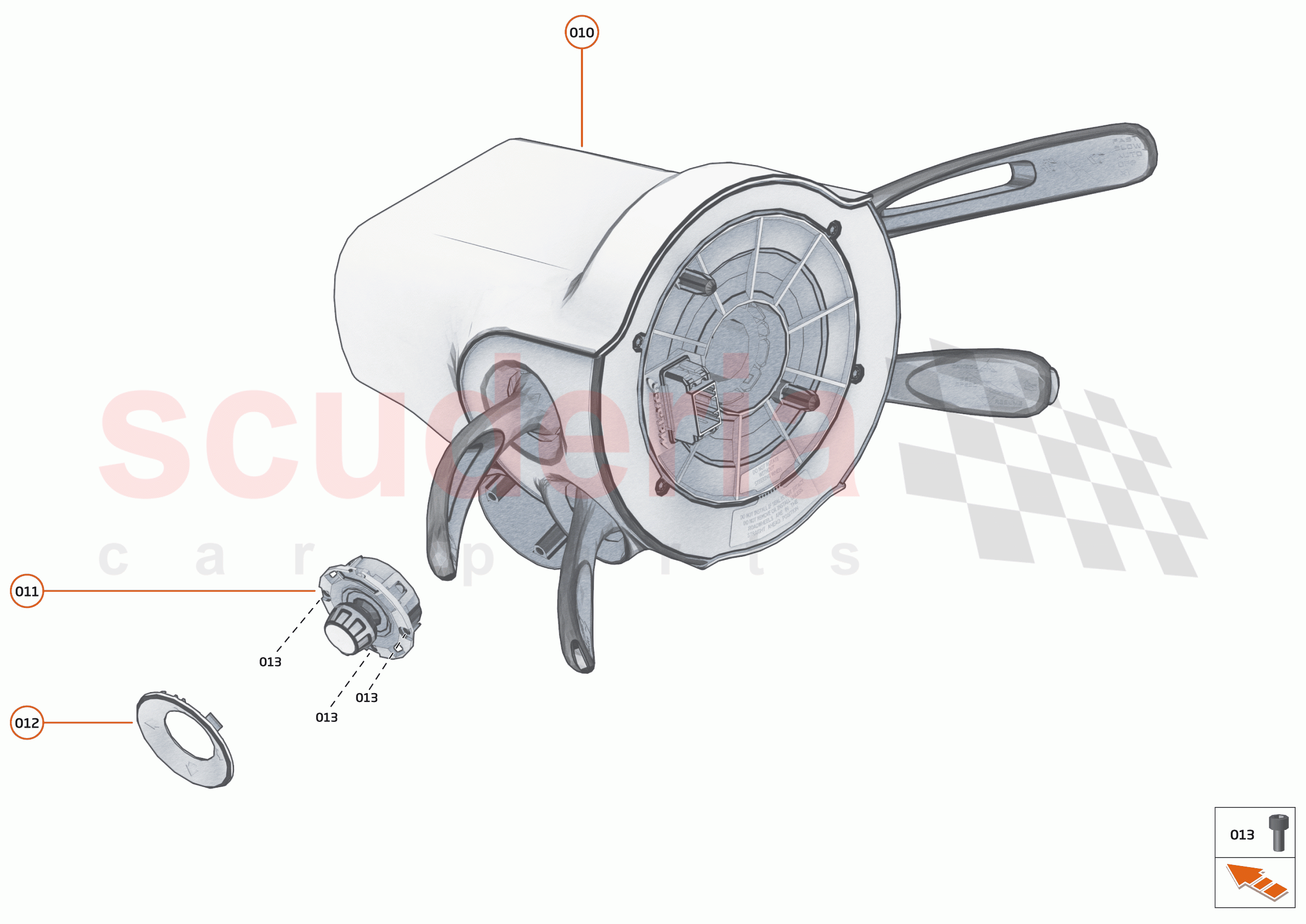 38 - ELECTRICAL SYSTEMS - 38.8 - STEERING COLUMN MODULE of McLaren McLaren Elva