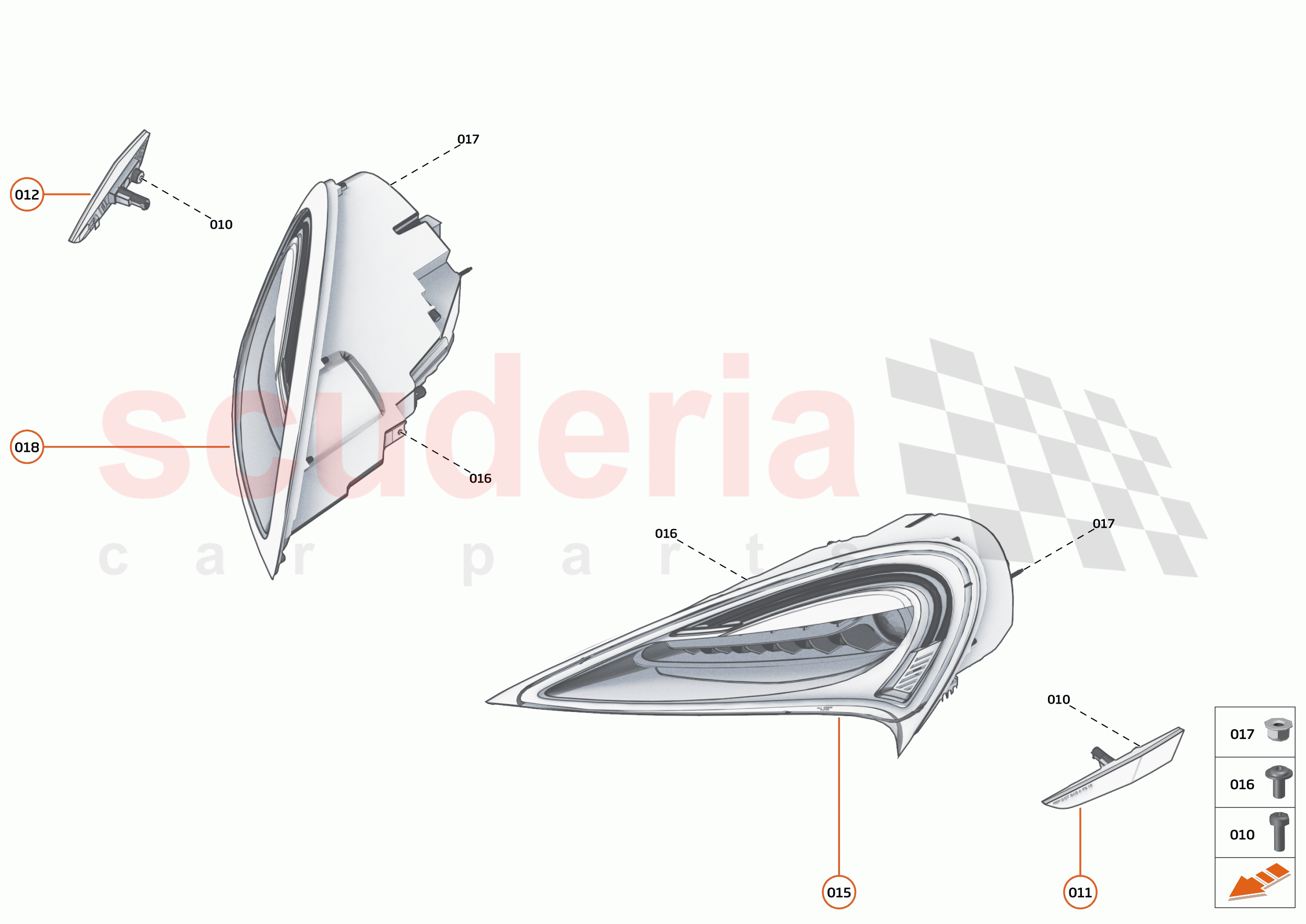12 - LIGHTS - 12.1 - FRONT LIGHTS of McLaren McLaren 600LT Spider