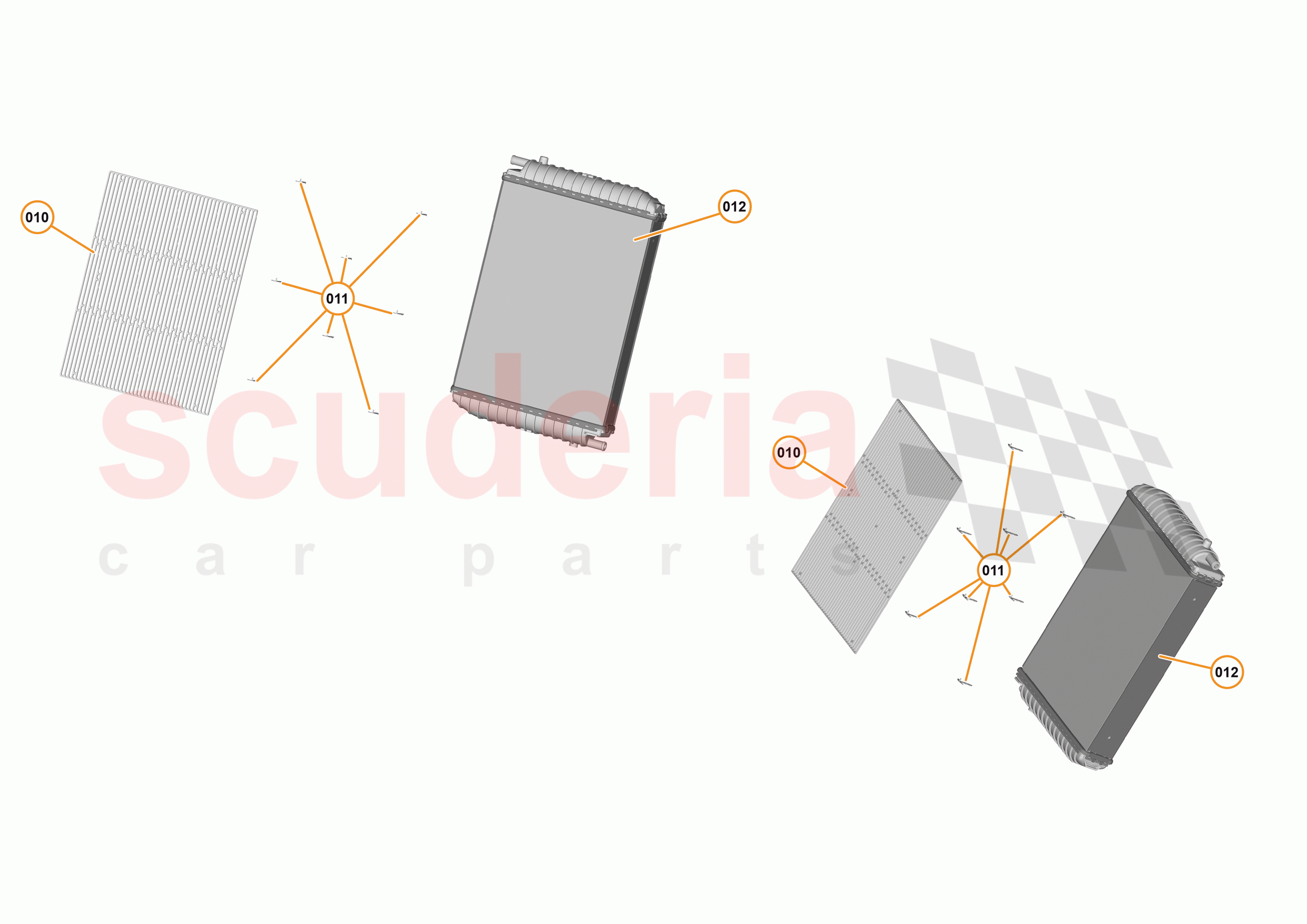 29 - COOLING - LOW TEMPERATURE - 29.2 - LOW TEMPERATURE RADIATORS & FANS of McLaren McLaren 570GT
