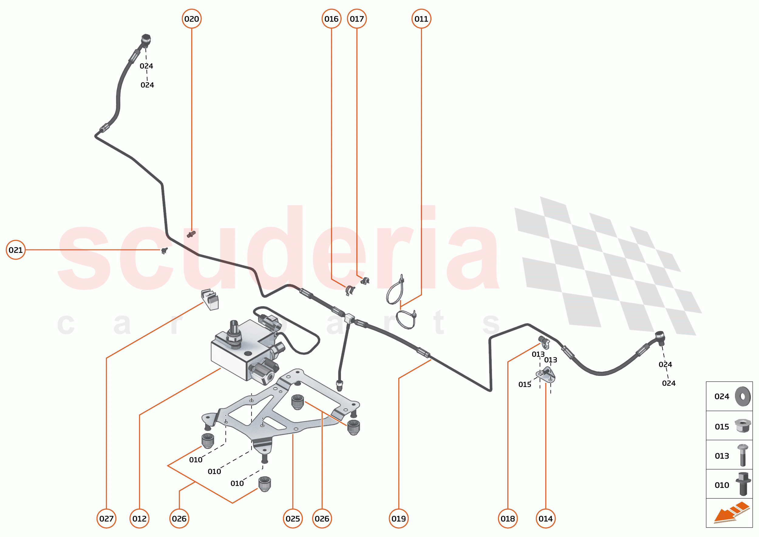 20 - SUSPENSION - SYSTEMS - 20.1 - SUSPENSION FLUID SYSTEMS of McLaren McLaren 600LT Spider