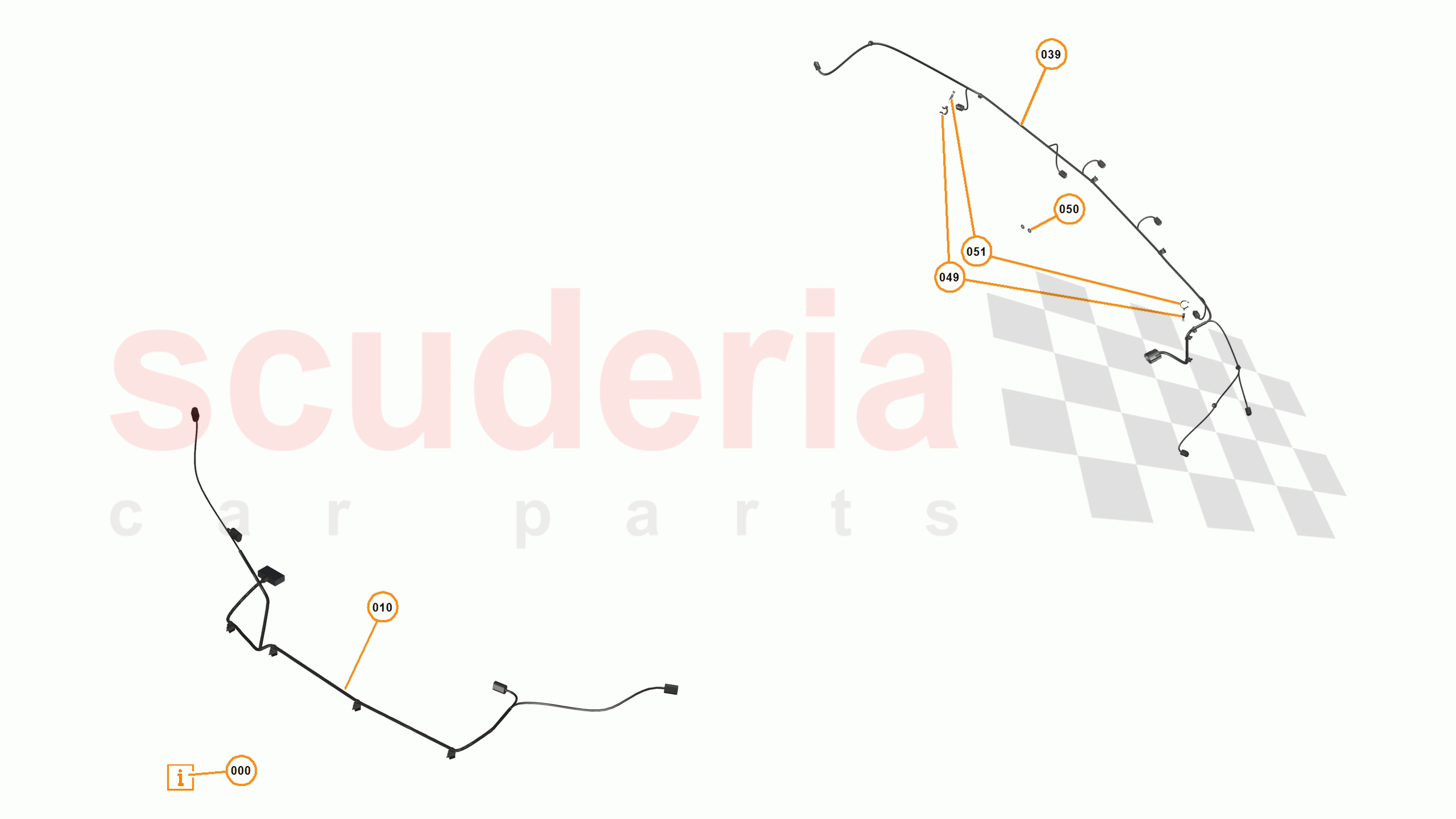 23 - M1 - ELECTRICAL DISTRIBUTION - 23.4 - 01 - ELECTRICAL DISTRIBUTION - BUMPERS of McLaren McLaren 650S Coupe
