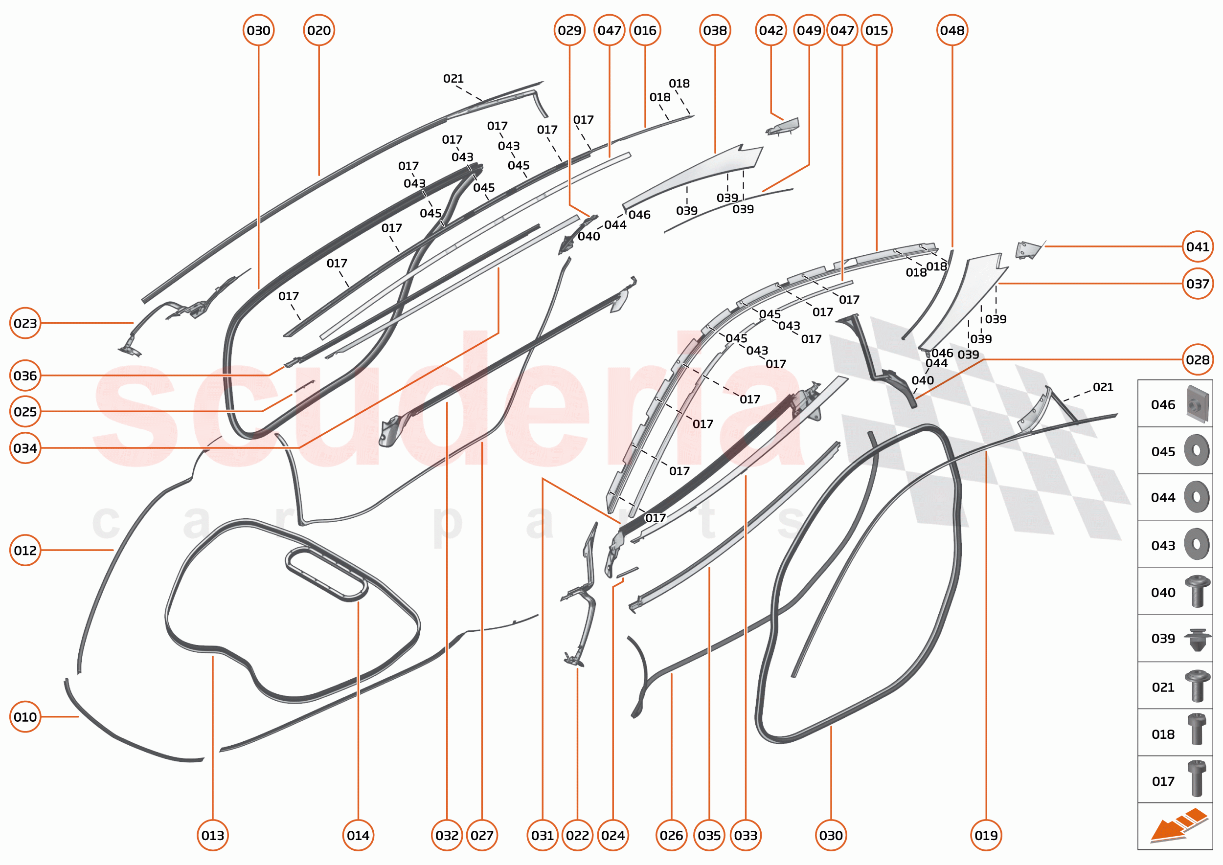 6 - CLOSURES - 6.13 - CLOSURES SEALS of McLaren McLaren 620R