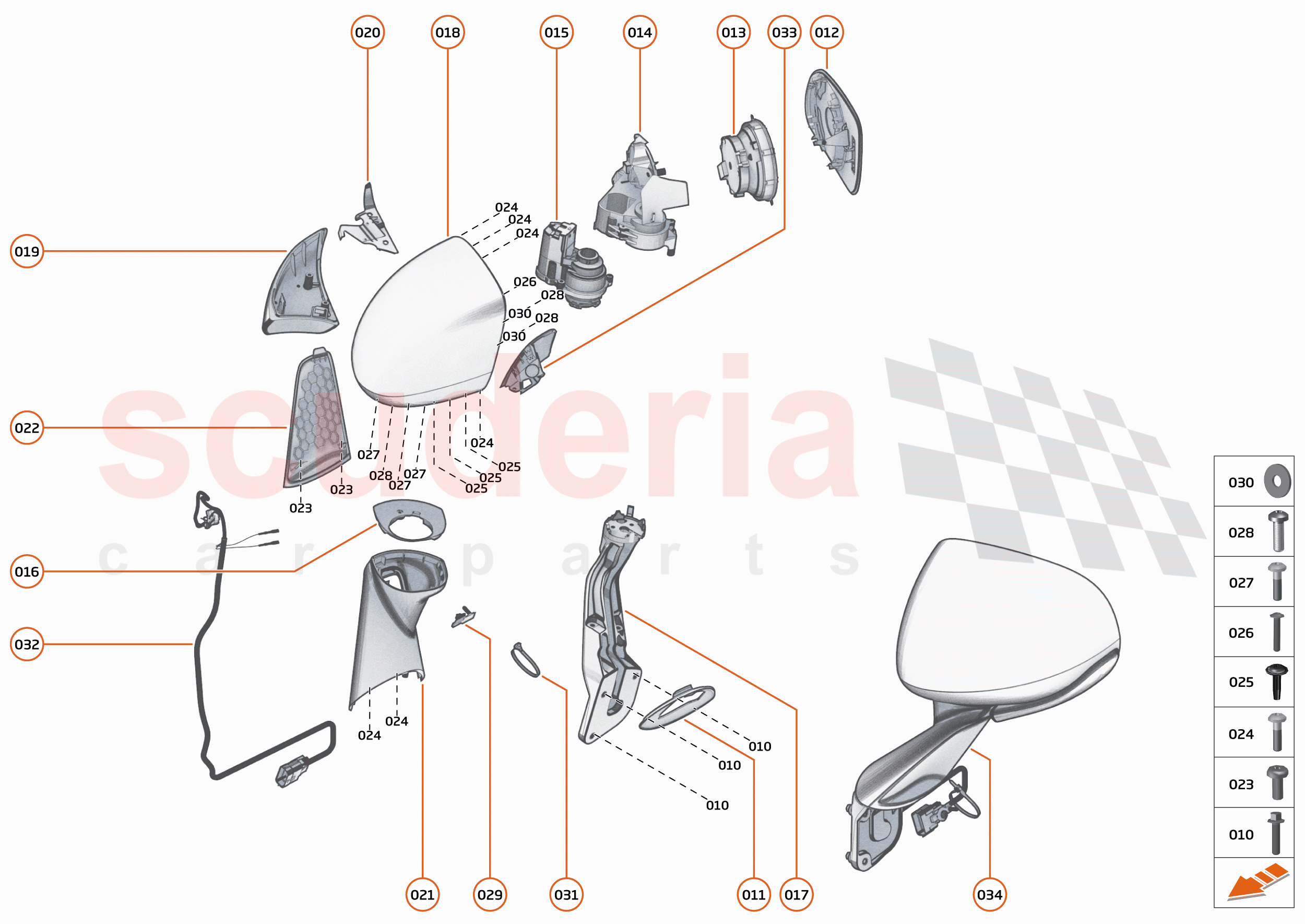 10 - CLOSURES_ANCILLARIES - 10.5 - SIDE MIRRORS of McLaren McLaren GT