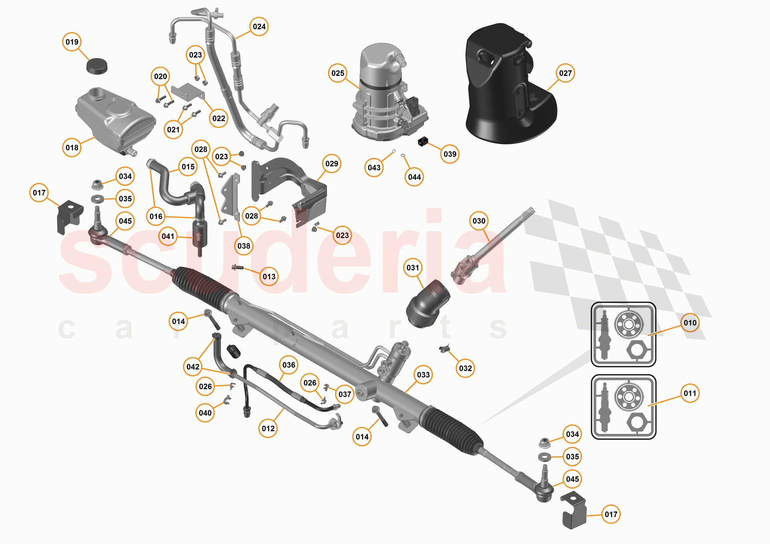 12 - D1 - STEERING SYSTEM - 12.1 - 01 - STEERING SYSTEM of McLaren McLaren 675LT Coupe