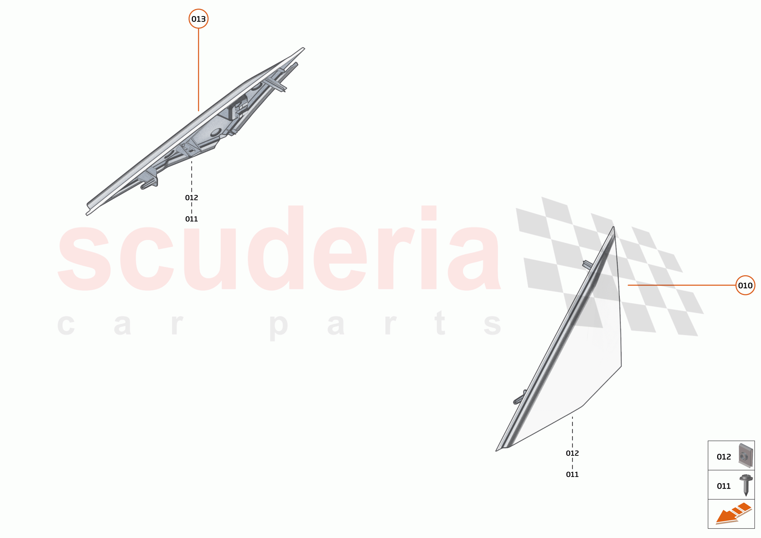10 - GLAZING CLOSURES - 10.1 - DOOR GLAZING FIXED of McLaren McLaren Artura