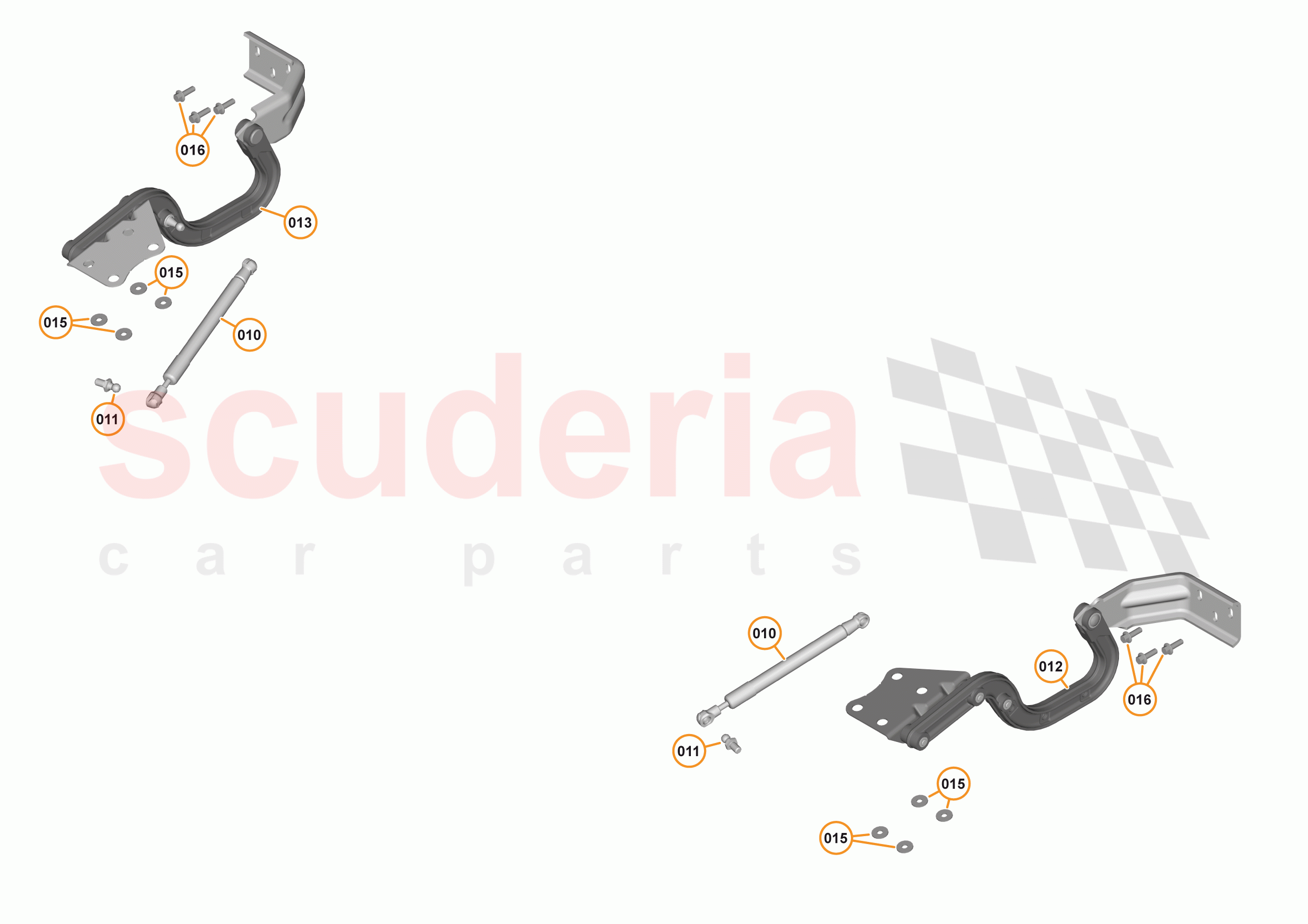 6 - CLOSURES - 6.2 - BONNET HINGE of McLaren McLaren 570GT