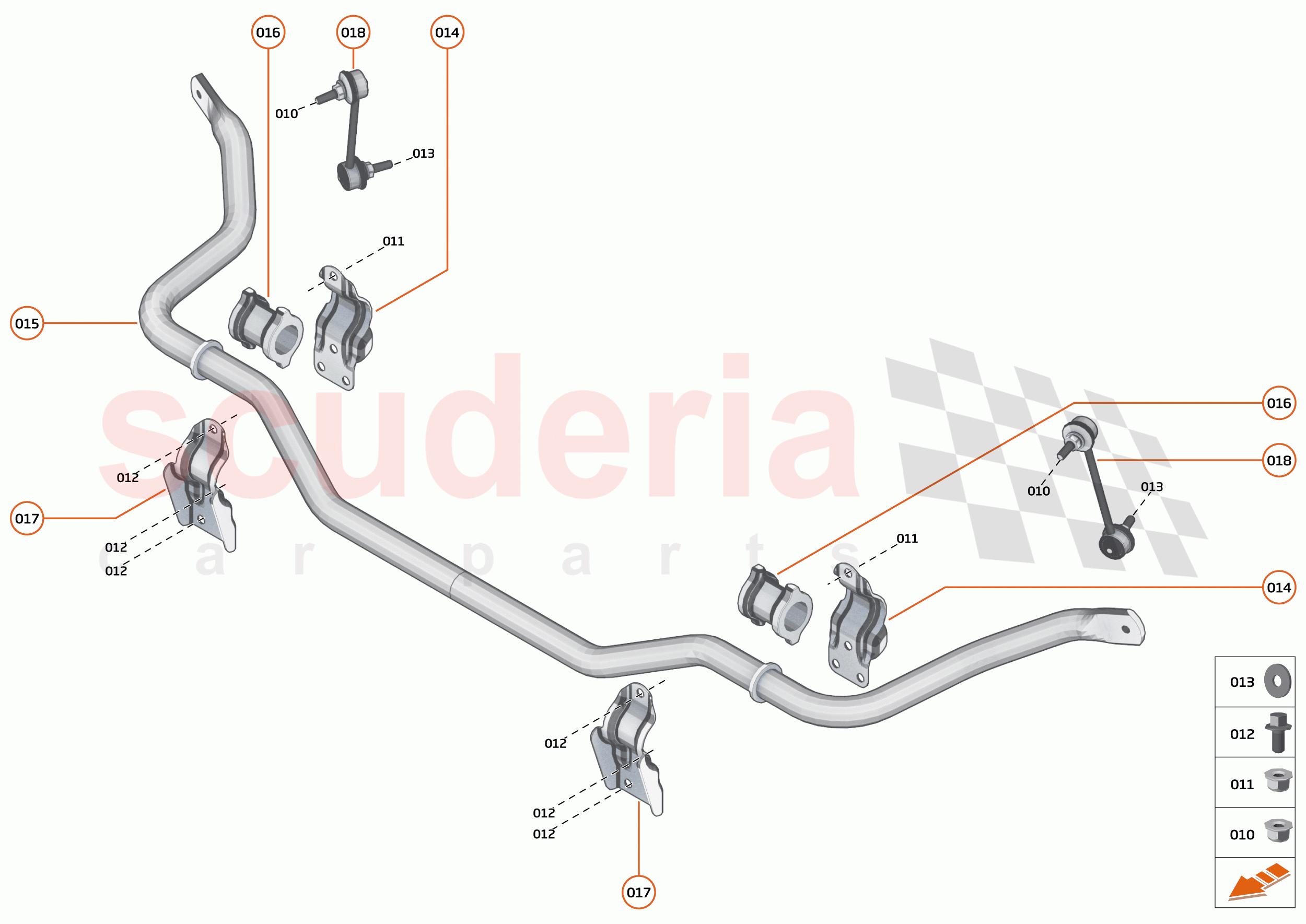 18 - SUSPENSION - FRONT - 18.4 - ROAD SPRINGS FRONT of McLaren McLaren 600LT Spider
