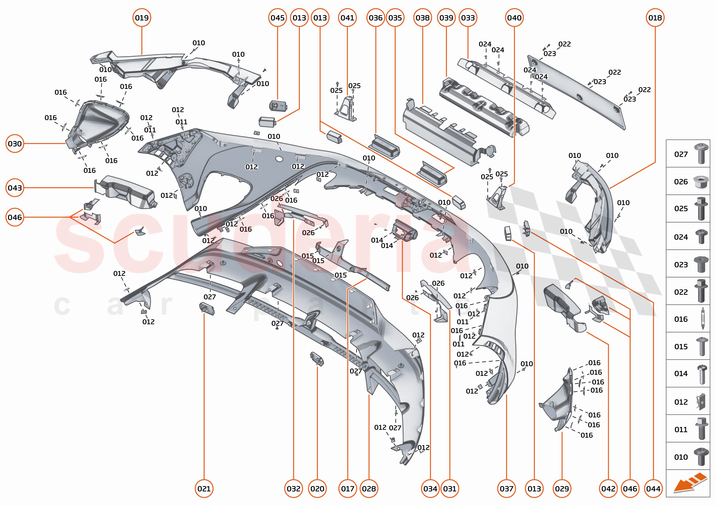 10 - EXTERIOR ORNAMENTATION - 10.8 - REAR BUMPER of McLaren McLaren 750S Coupe