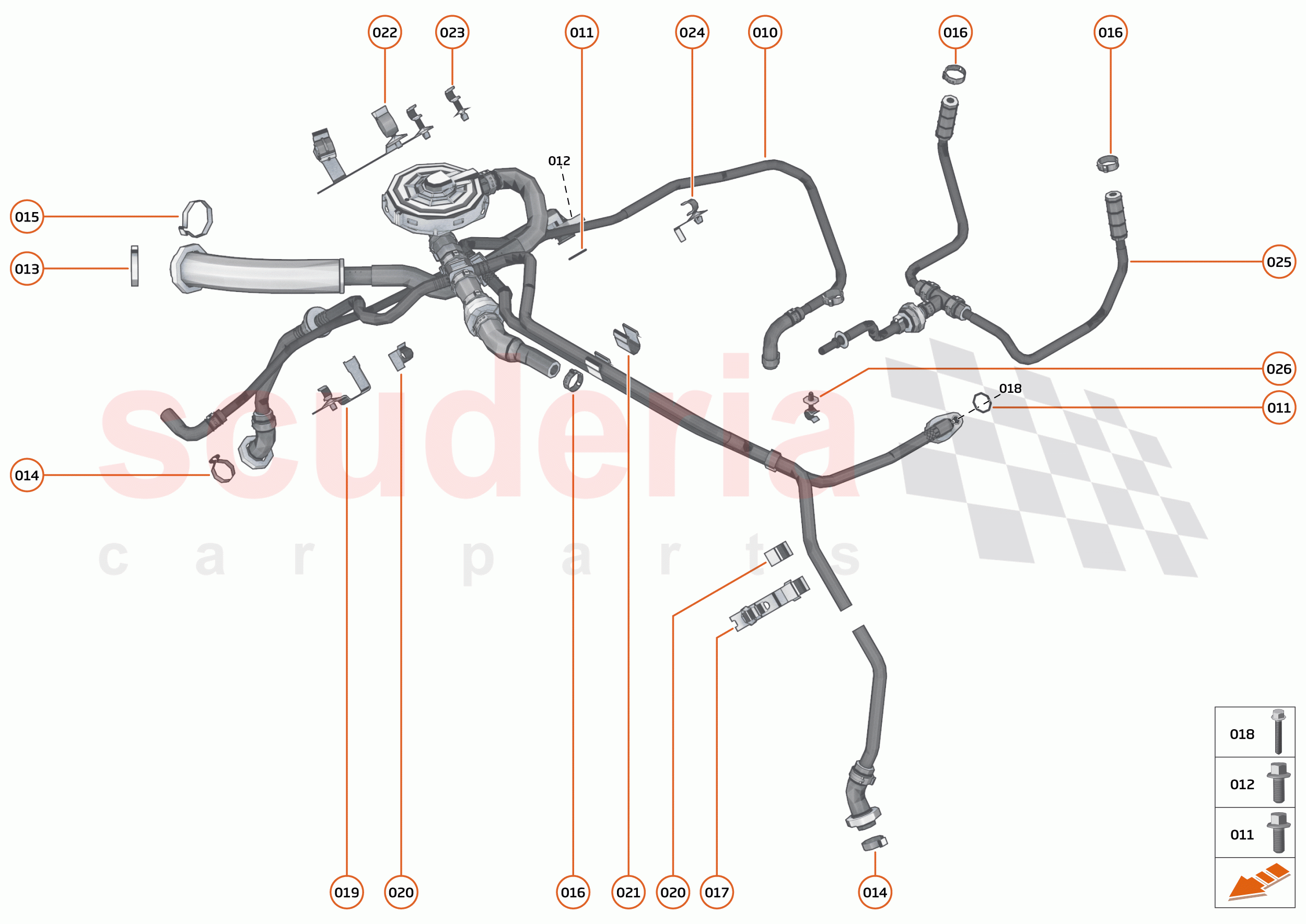 35 - ENGINE - 35.7 - BREATHER ASSEMBLY AND FUEL PURGE of McLaren McLaren 765LT Spider