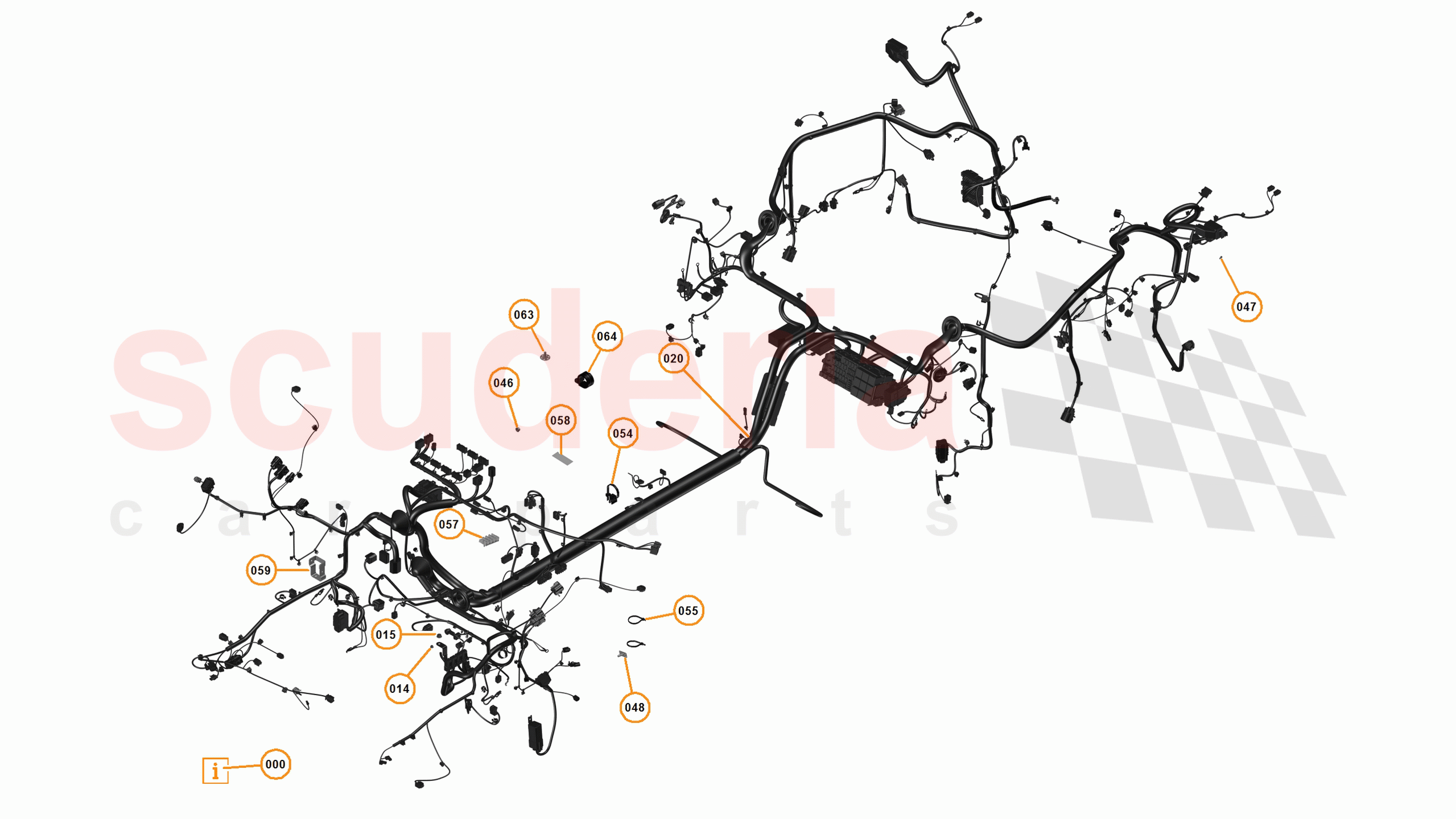23 - M1 - ELECTRICAL DISTRIBUTION - 23.2 - 01 - ELECTRICAL DISTRIBUTION - MAIN HARNESS of McLaren McLaren 625C Coupe