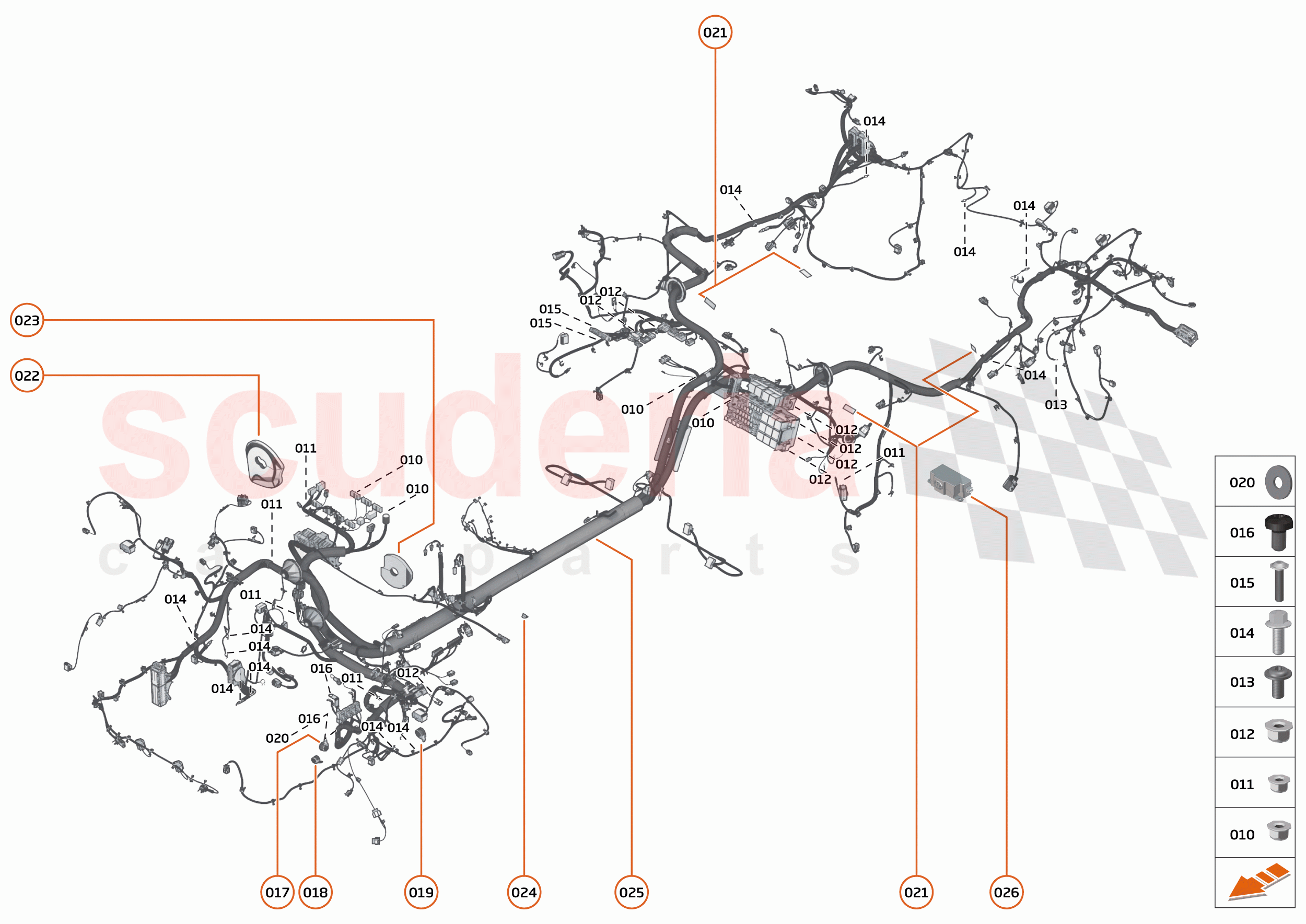 44 - WIRING HARNESS - 44.2 - BODY WIRING HARNESS of McLaren McLaren 765LT Spider