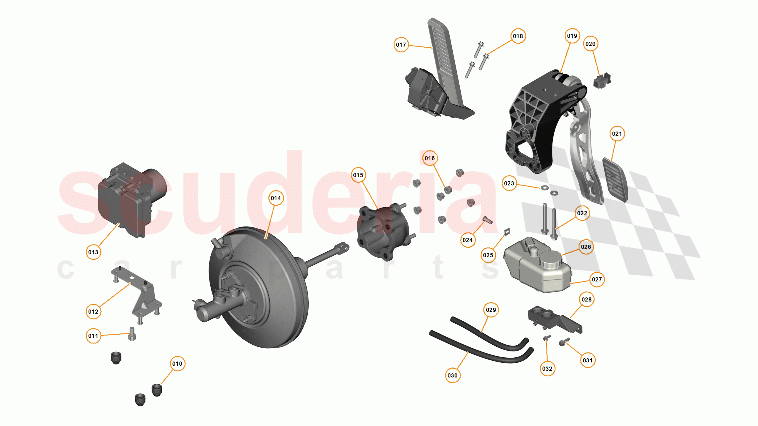 11 - C3 - PEDAL ASSEMBLY - 11.1 - 01 - PEDAL ASSEMBLY of McLaren McLaren 12C Spider