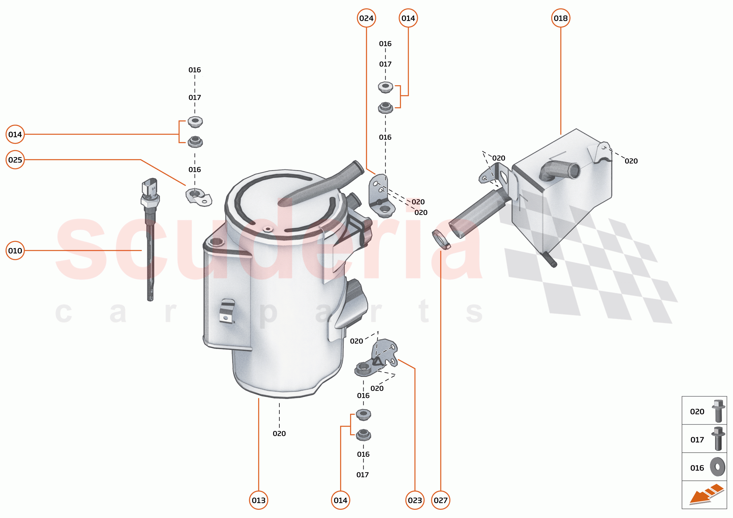 36 - ENGINE OIL SYSTEM - 36.1 - ENGINE OIL TANK of McLaren McLaren 750S Coupe